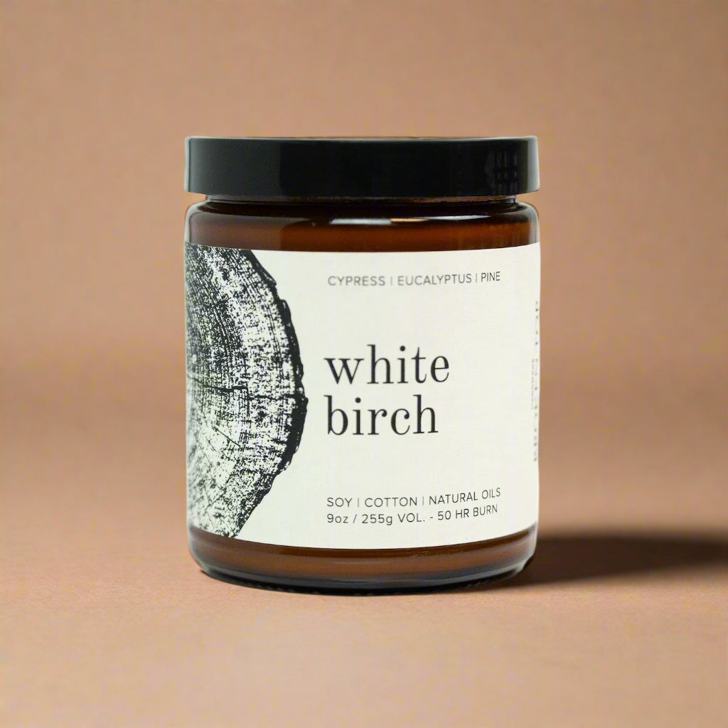 White Birch Soy Candle - My American Goods