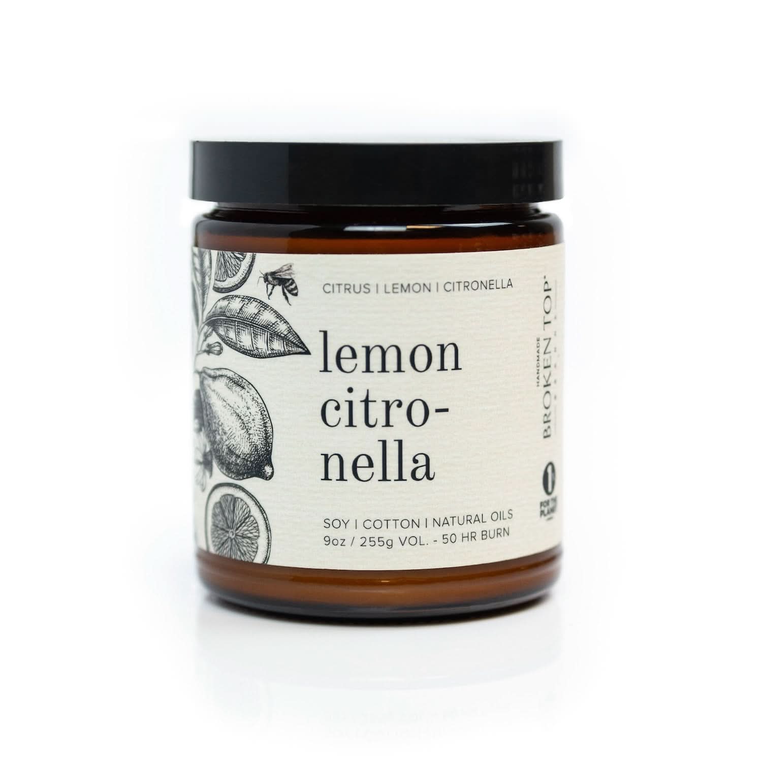 Lemon Citronella Botanical 9oz Candle - My American Goods