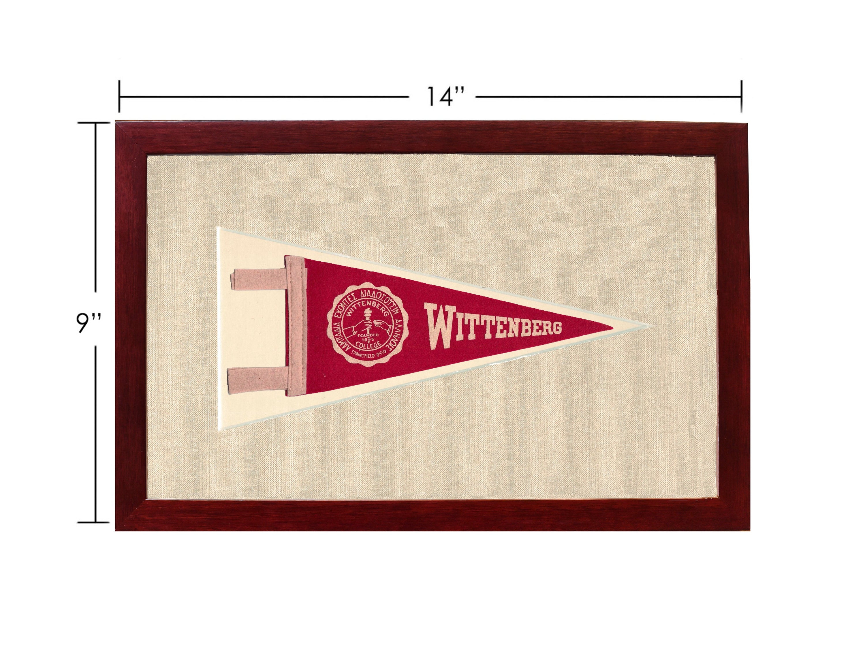 Vintage Wittenberg College Pennant