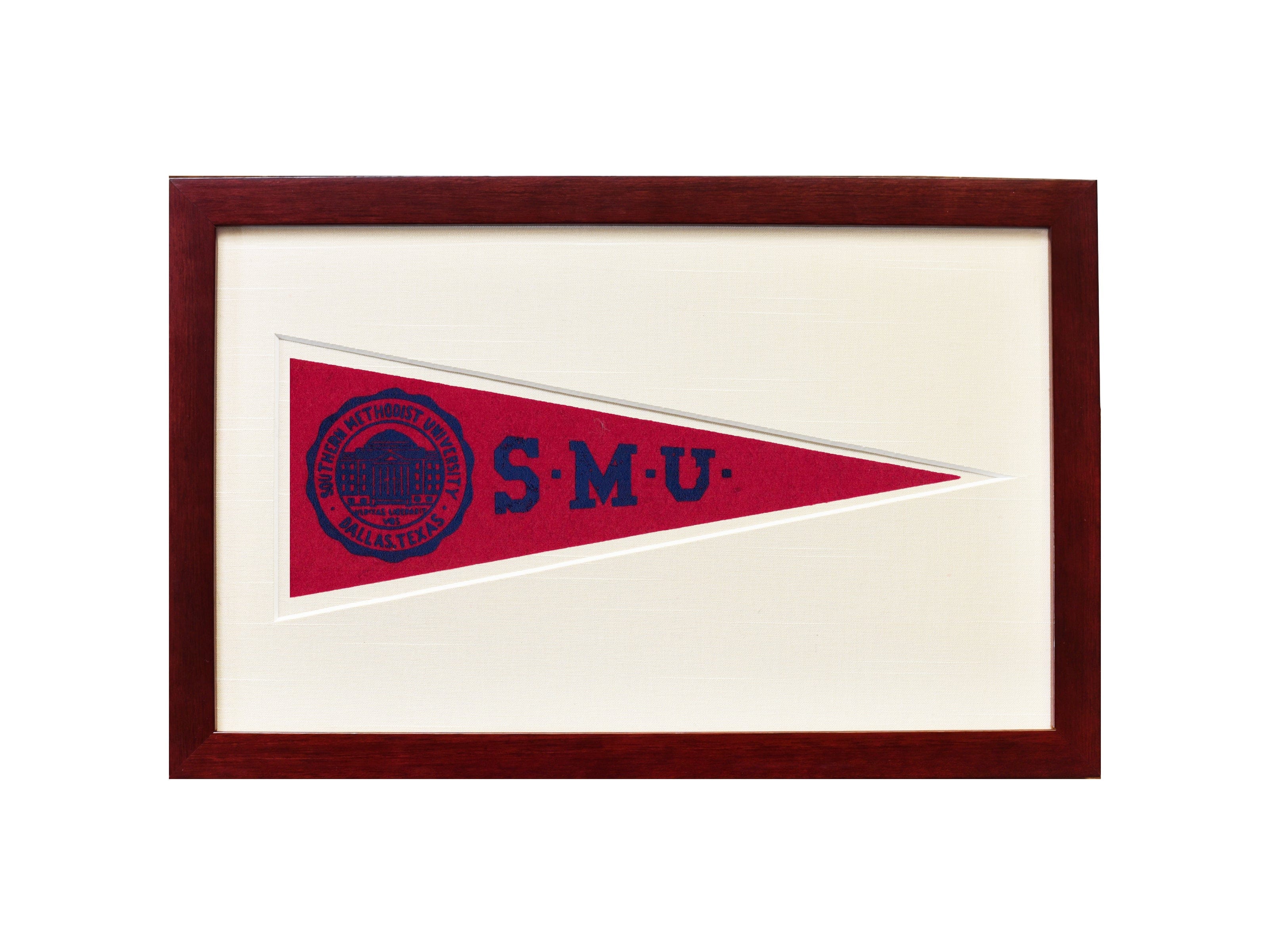 Vintage Southern Methodist University Hormel Pennant - My American Goods