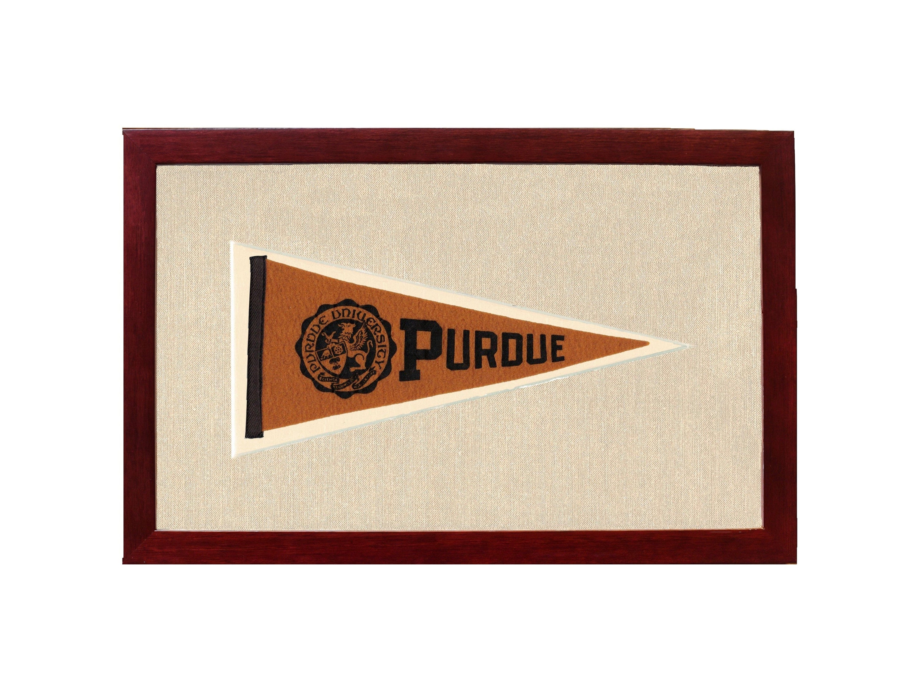 Americana Memories Vintage Pennants and Memorabilia Vintage Purdue Pennant