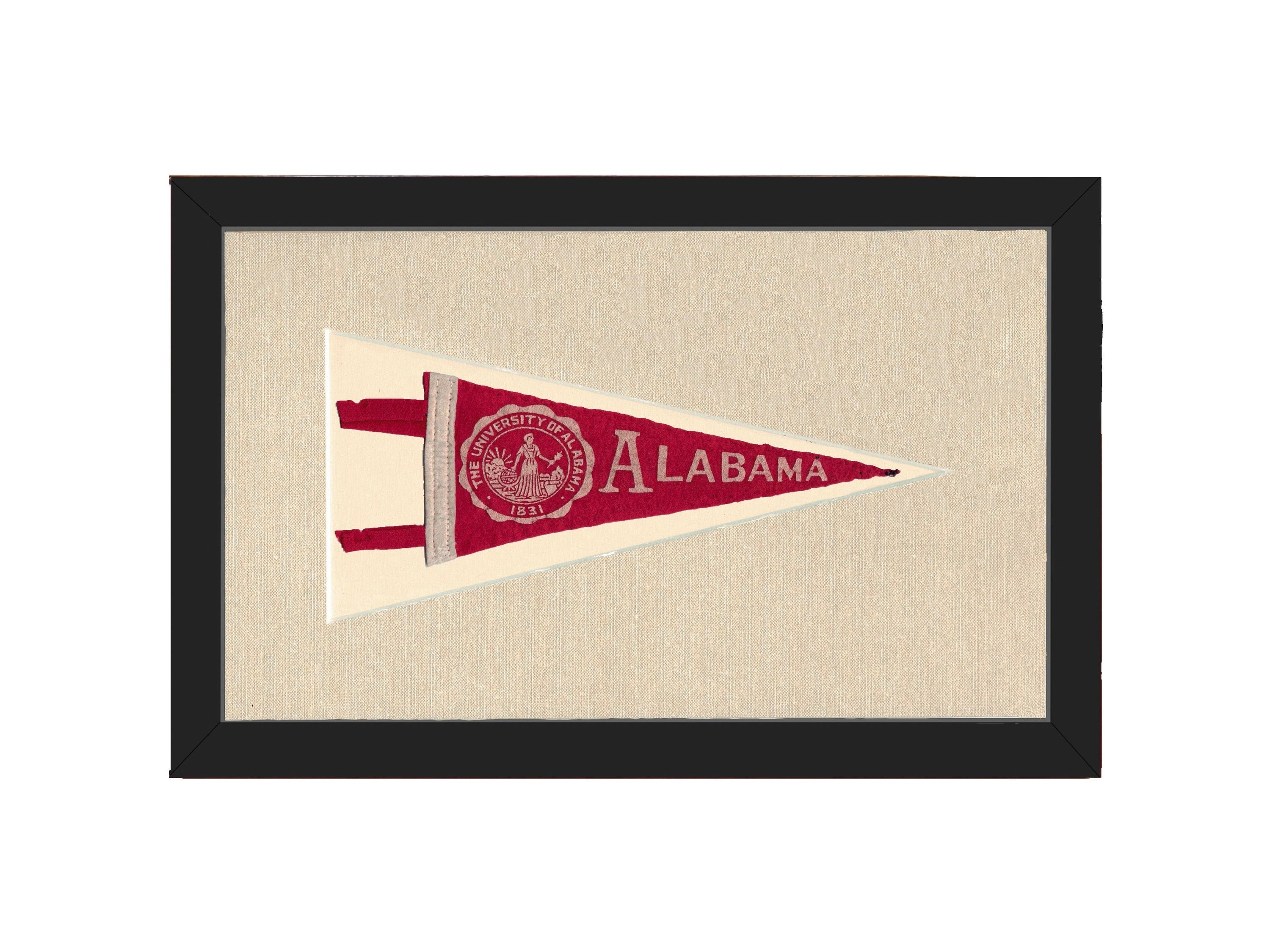 Americana Memories Vintage Pennants and Memorabilia Vintage University of Alabama Pennant
