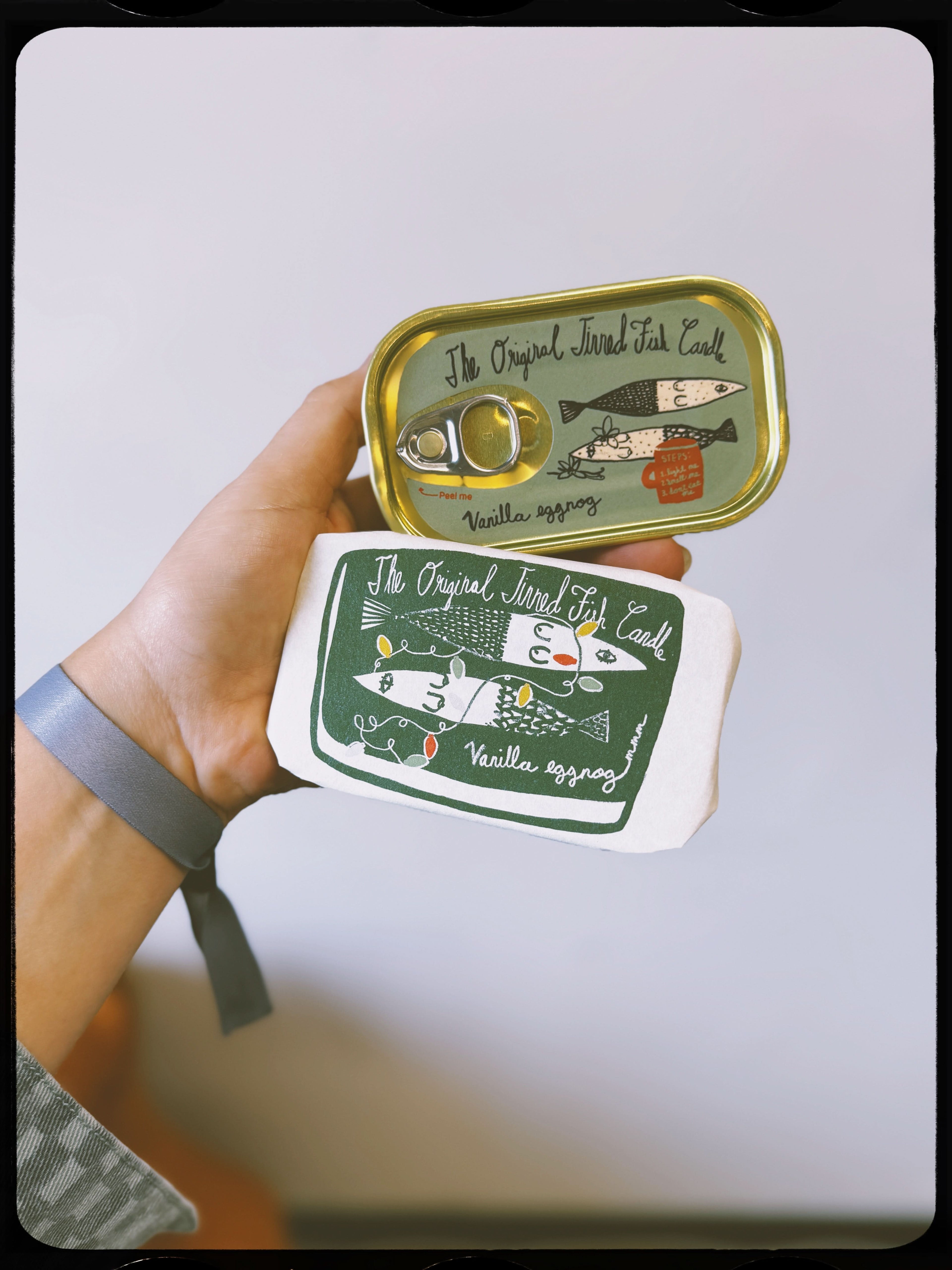 Tinned Fish Candle - Vanilla Eggnog - My American Goods