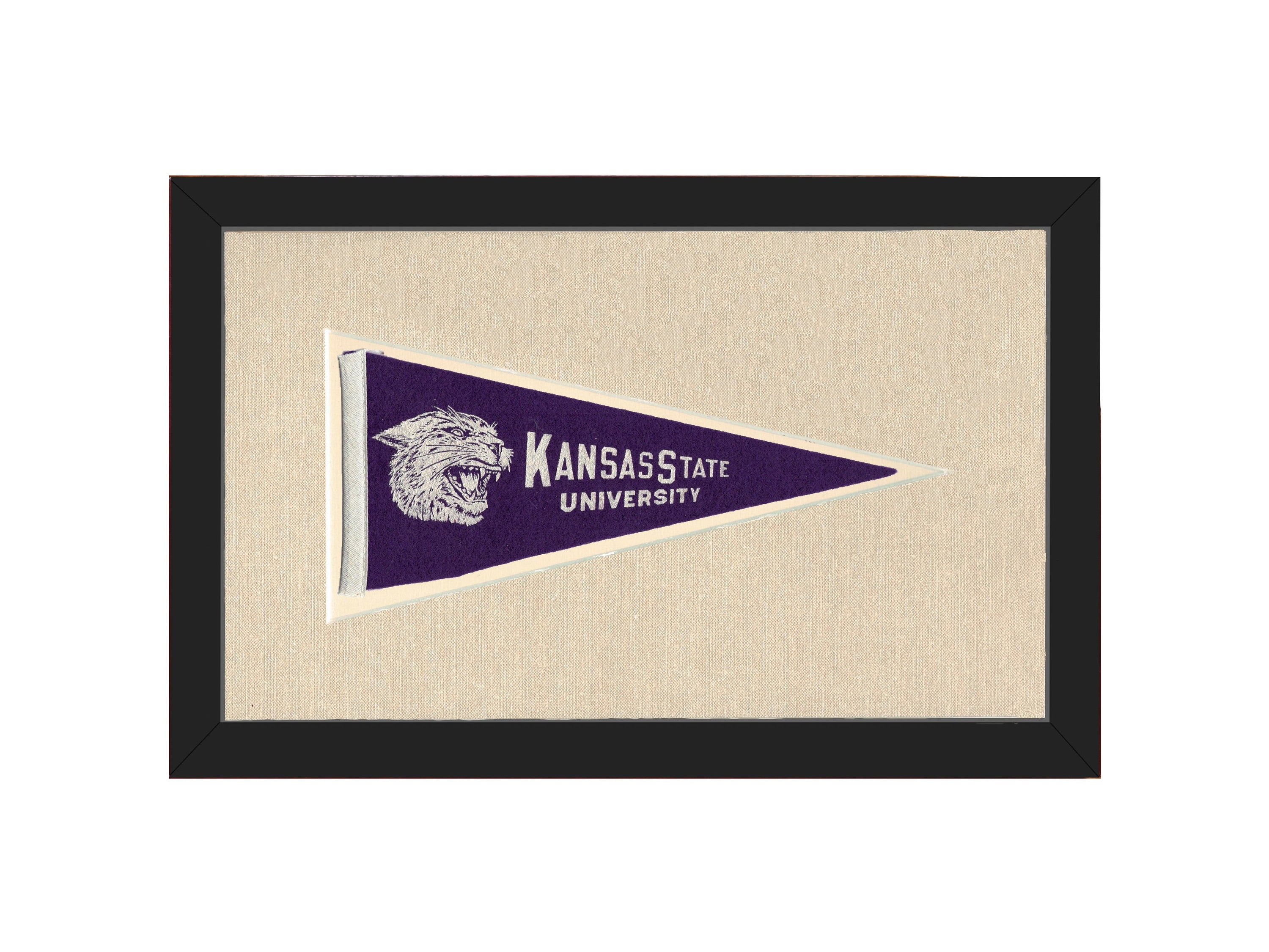 Vintage Kansas State University Pennant