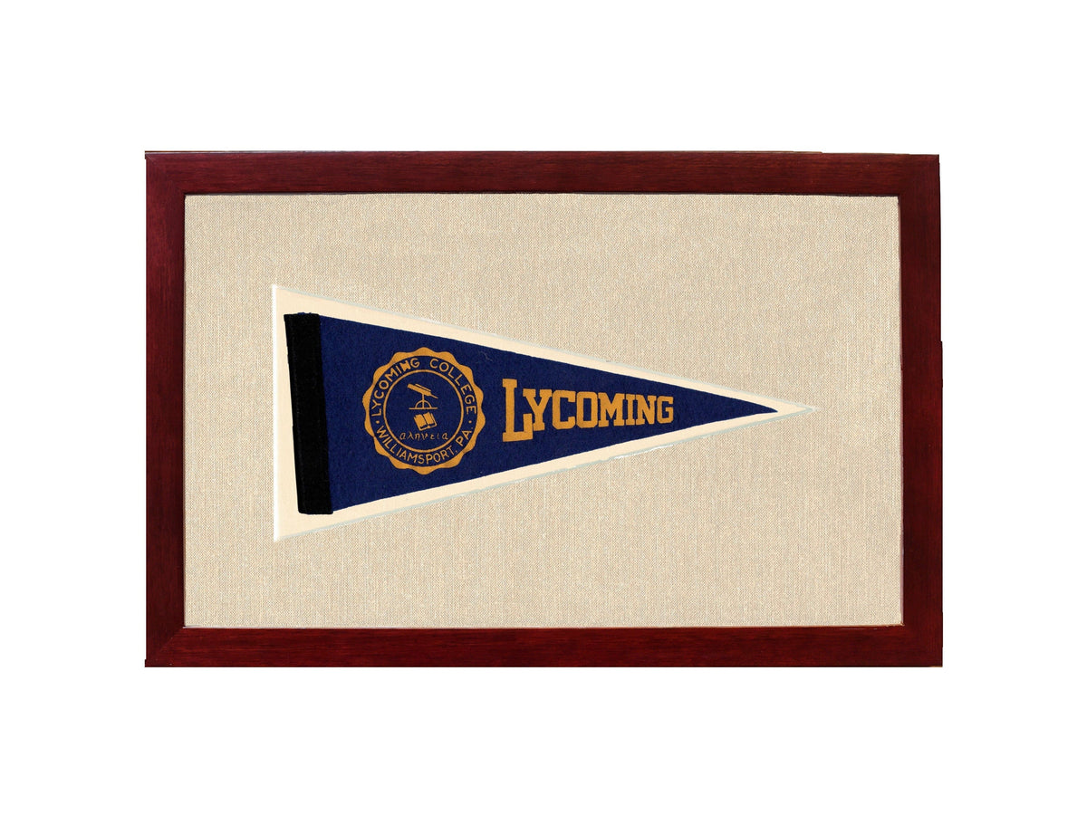 Americana Memories Vintage Pennants and Memorabilia Vintage Lycoming College Pennant