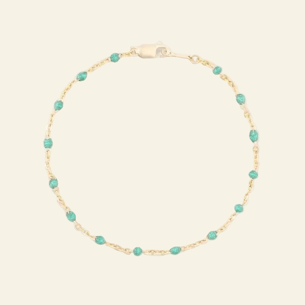Turquoise Daisy Bracelet