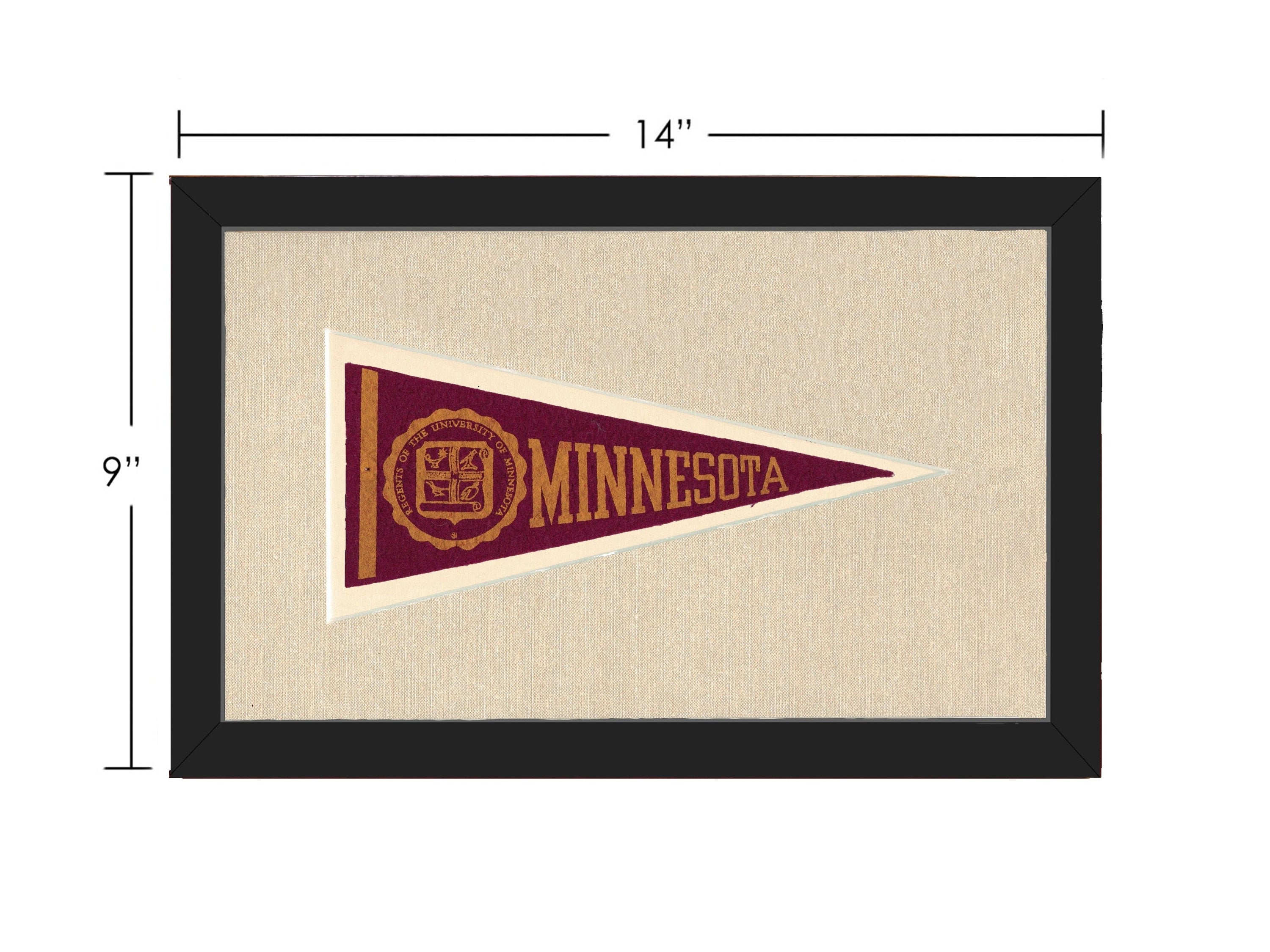 Americana Memories Vintage Pennants and Memorabilia Vintage Minnesota Pennant