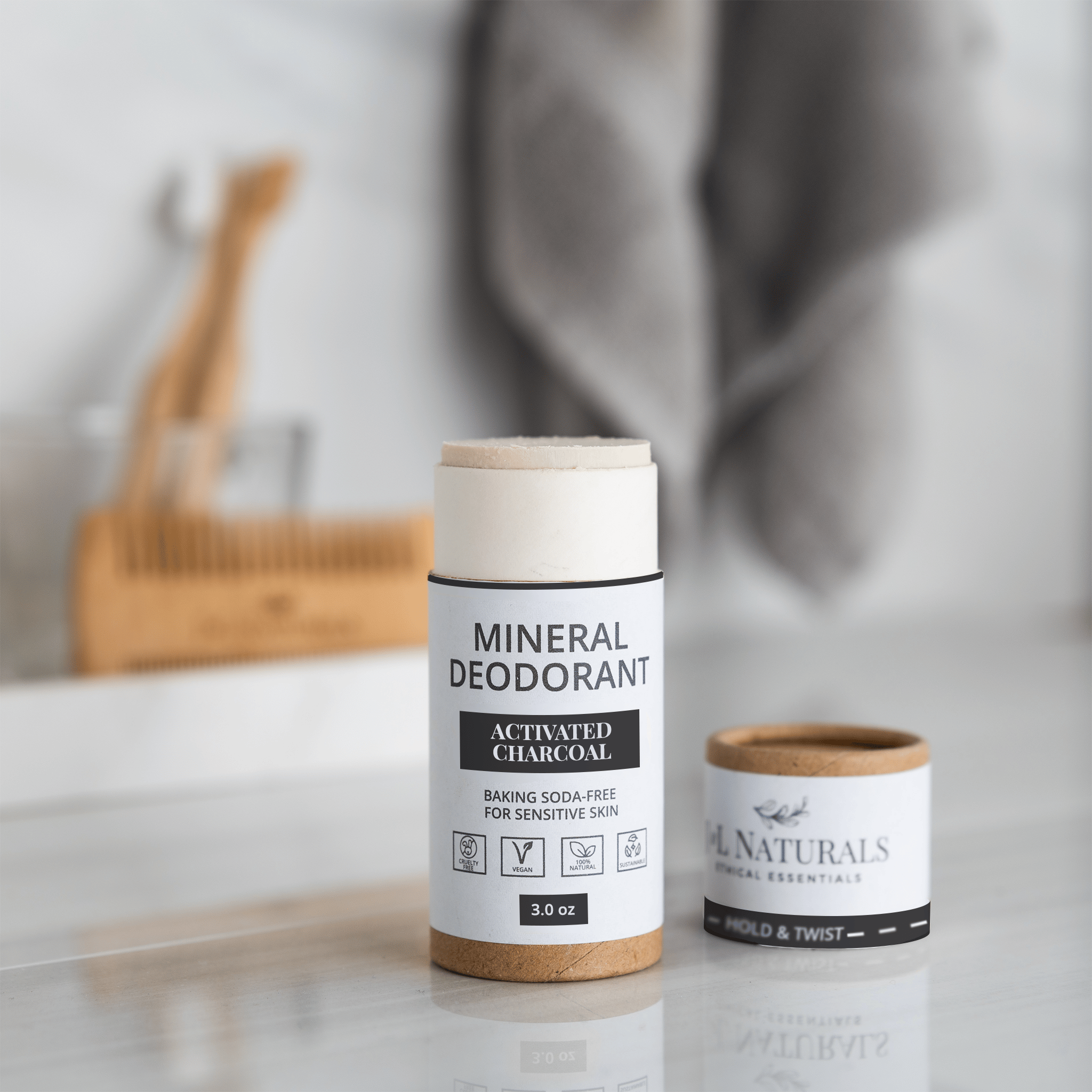 J&L Naturals Deodorant Mineral (Baking Soda-Free) Deodorant