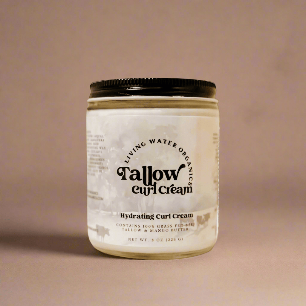 100% Grass Fed Tallow Curl Cream Tallow Tree for Curly Hair - My American Goods