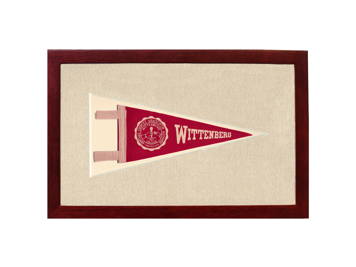 Vintage Wittenberg College Pennant