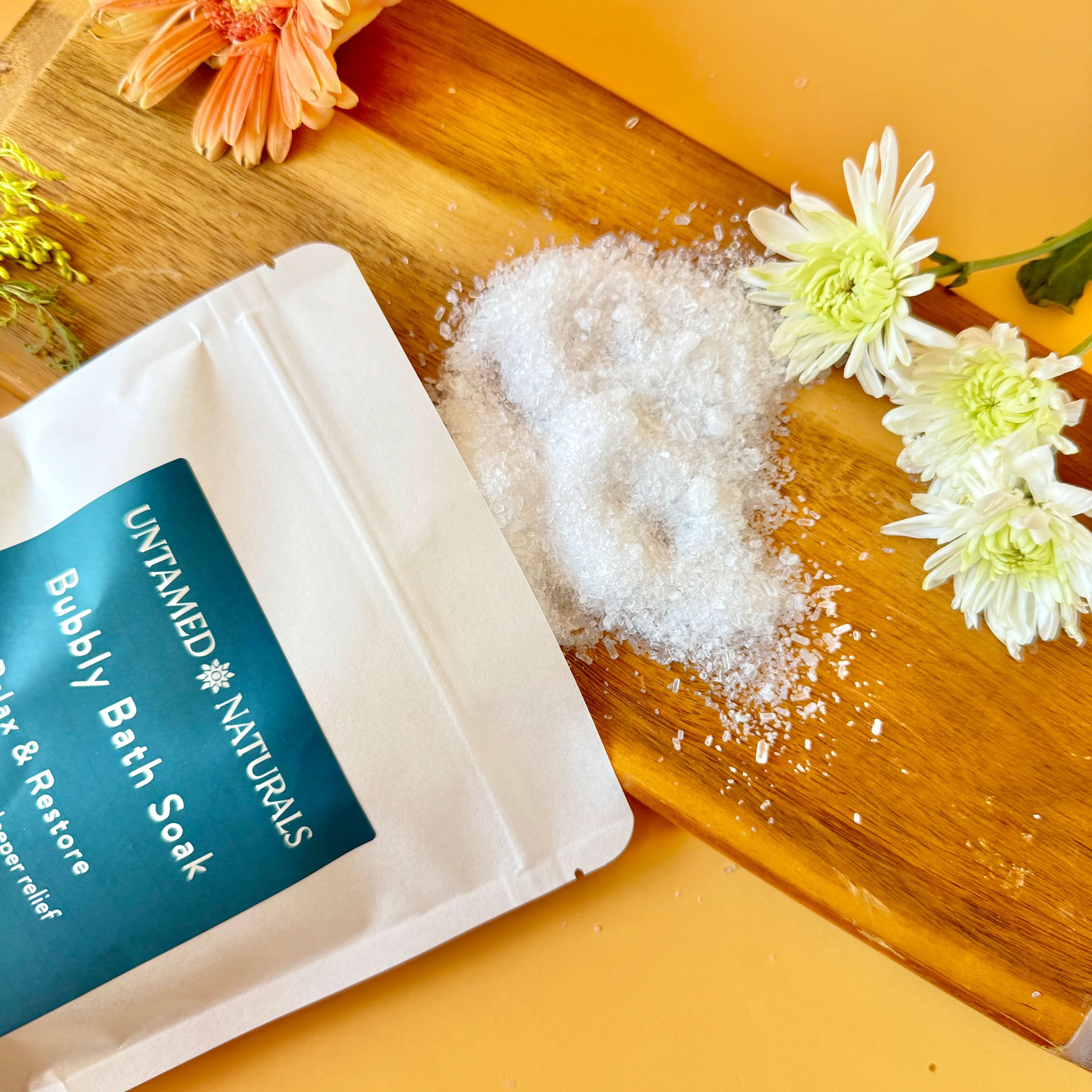 UnTamed Naturals 🌿 Bubbly Bath Soak – Relax & Restore