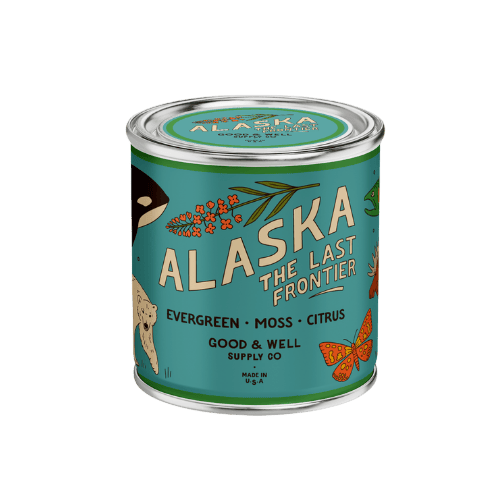 Good & Well Supply Co Candles Half Pint / 8oz / Cotton Wick Alaska State Candle