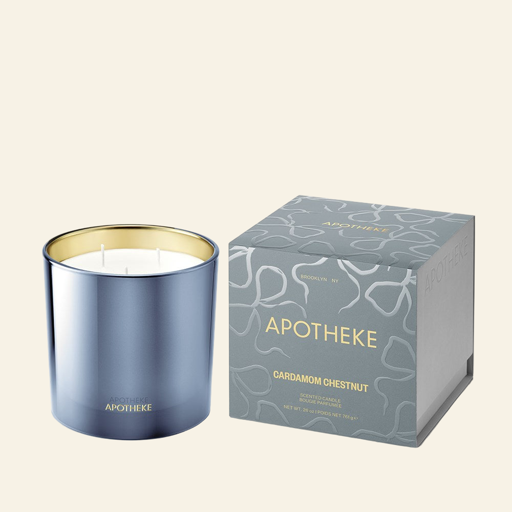 Cardamom Chestnut 3-Wick Candle