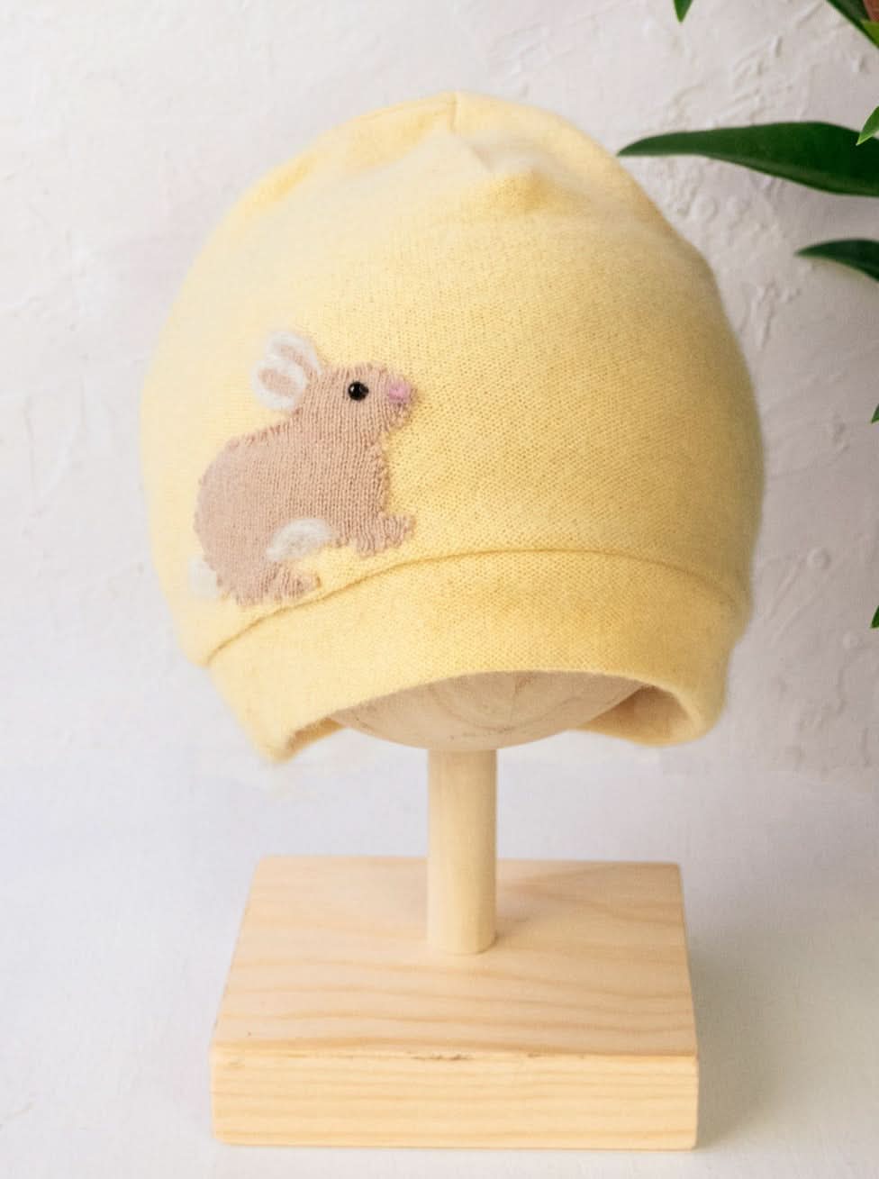 Bunny Cashmere Hat - Child - My American Goods