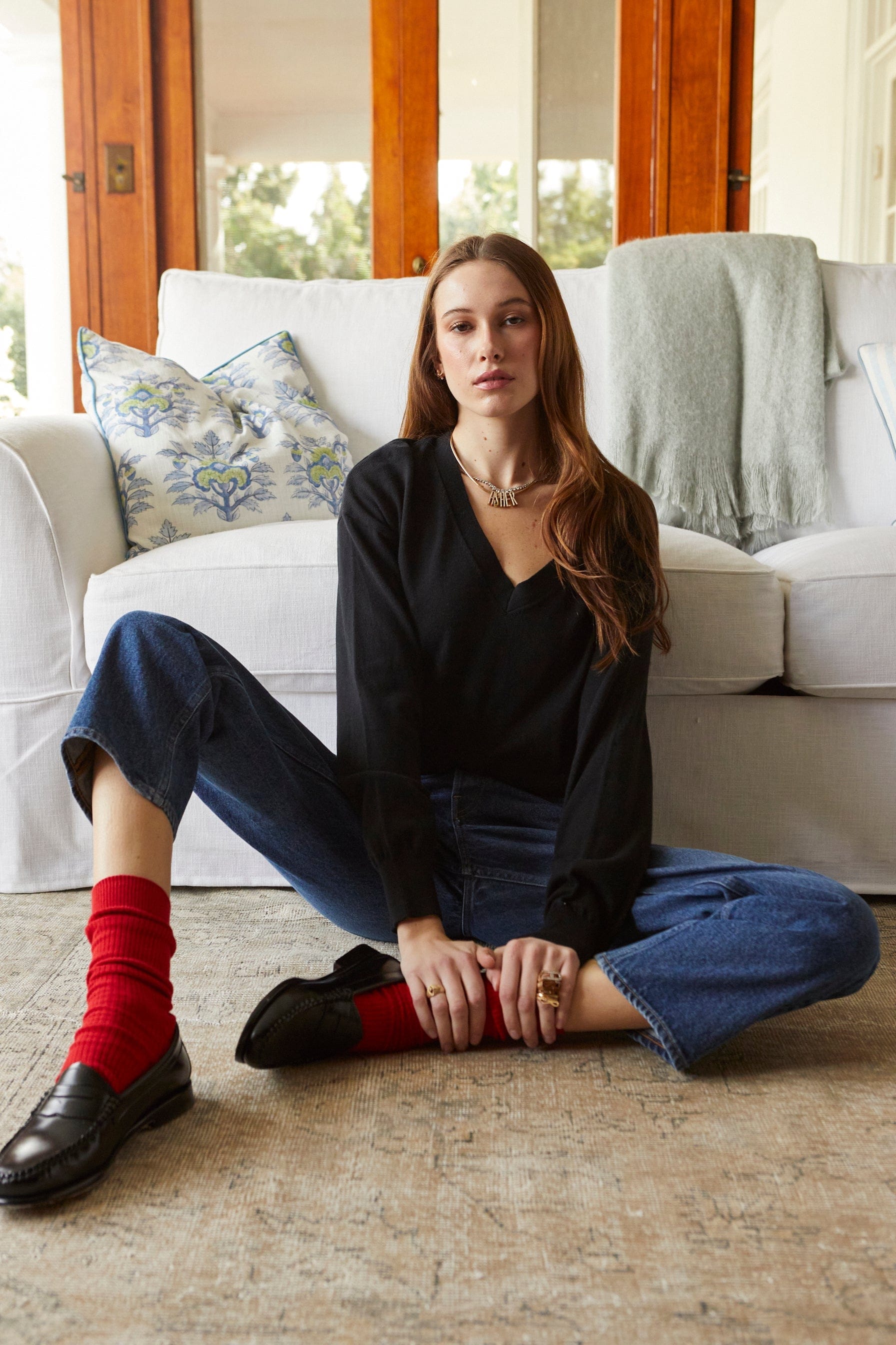 Alice Cotton Cashmere Sweater - My American Goods