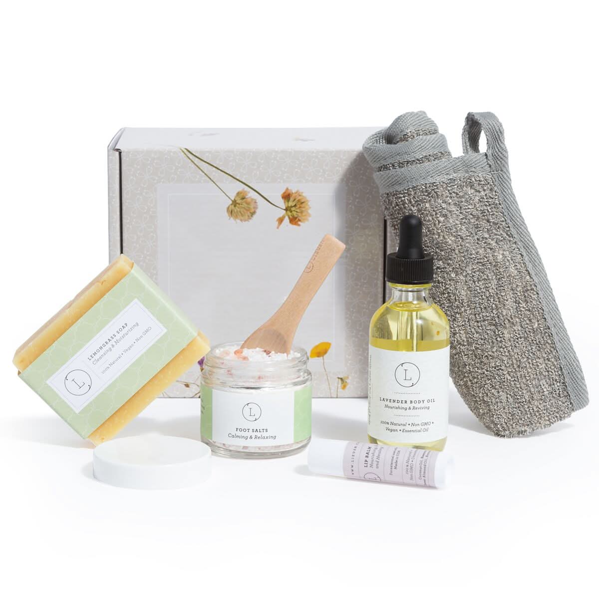 Natural Citrus Bath & Body Skincare Set, A Thoughtful & "Thinking of You" Gift - My American Goods