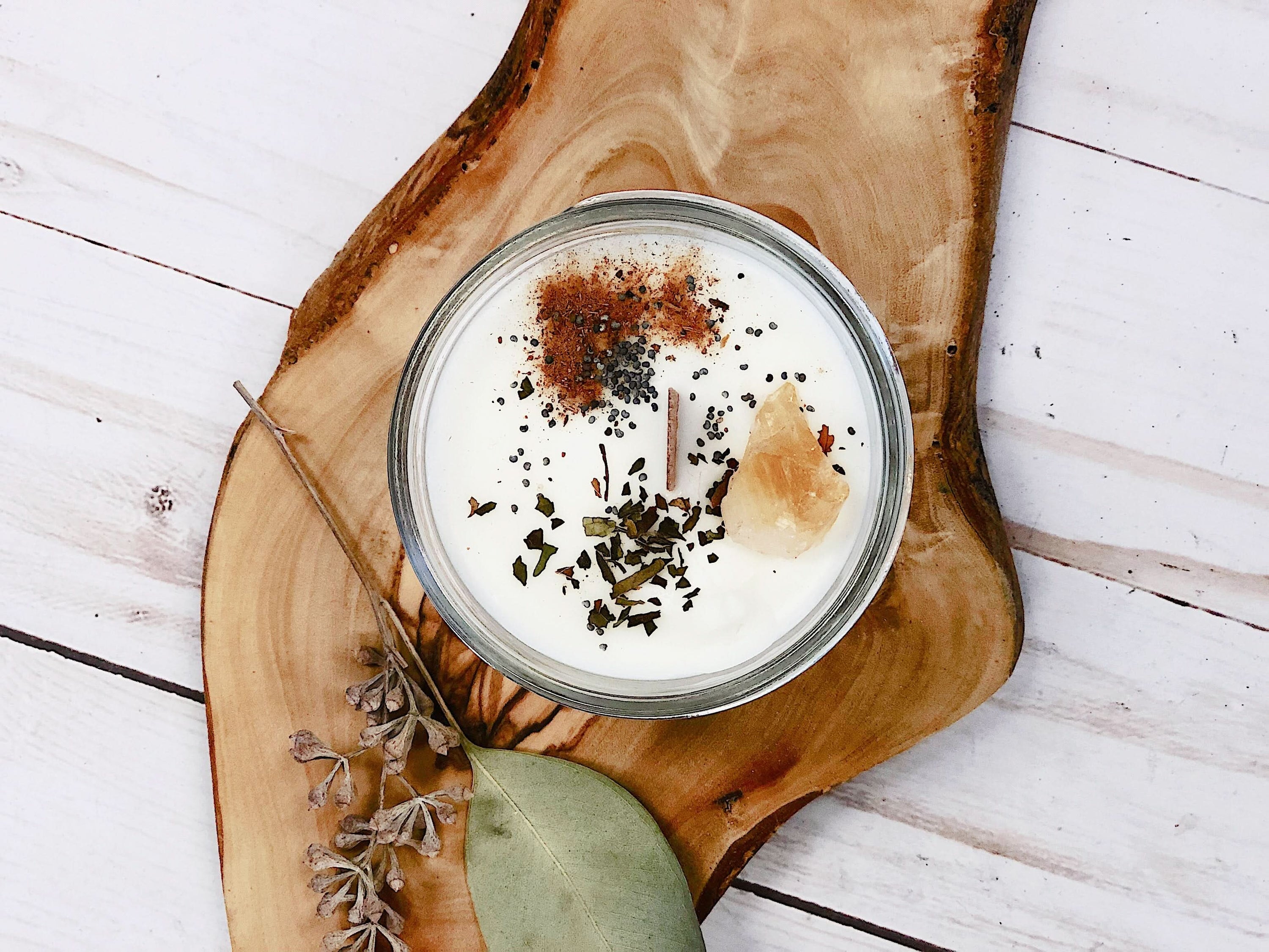 Butter Me Up Organics candle Abundance Candle – Hand-Poured Soy Ritual Candle