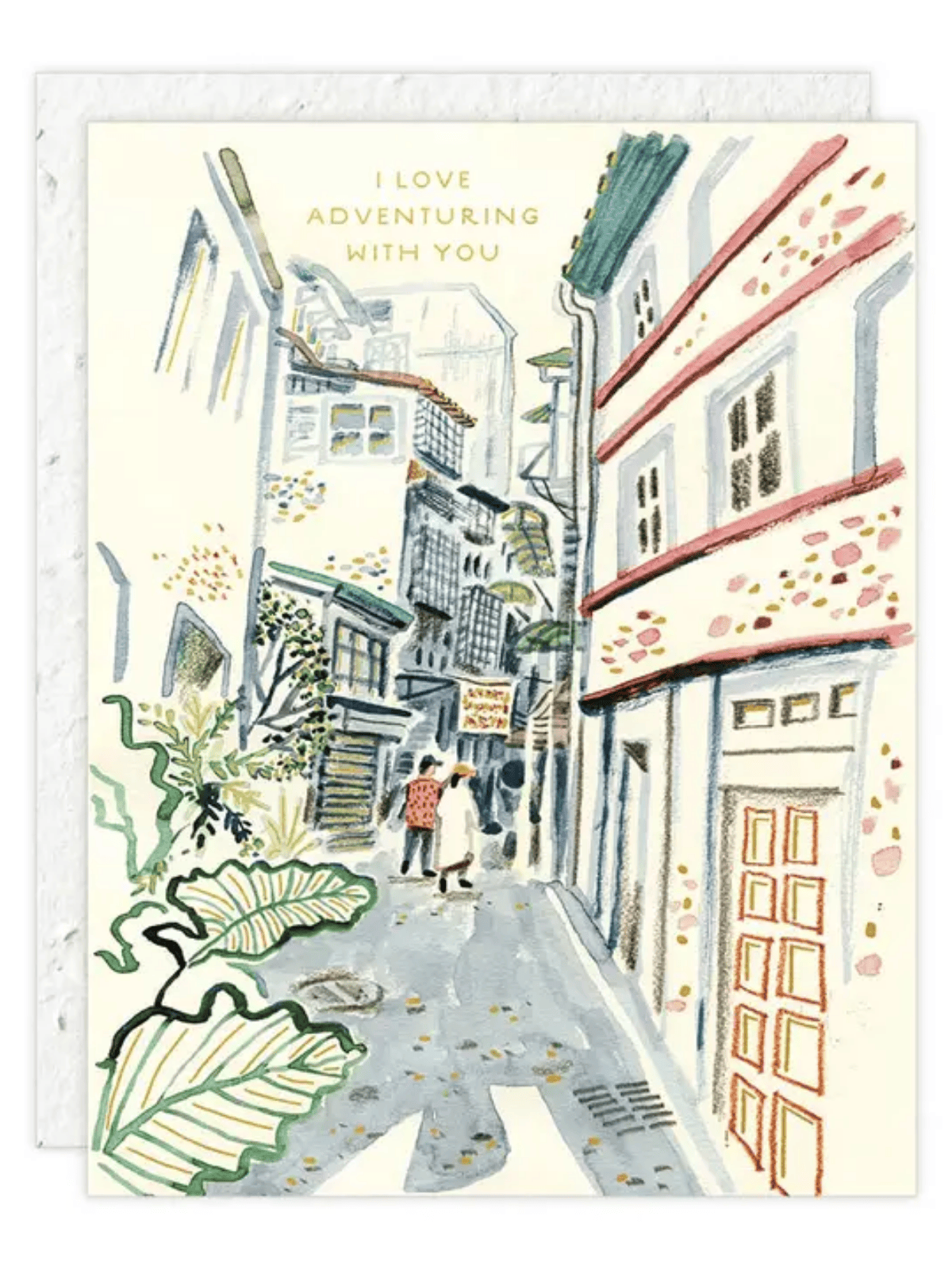 Ash & Rose Greeting & Note Cards Adventuring with You - Seeded Card
