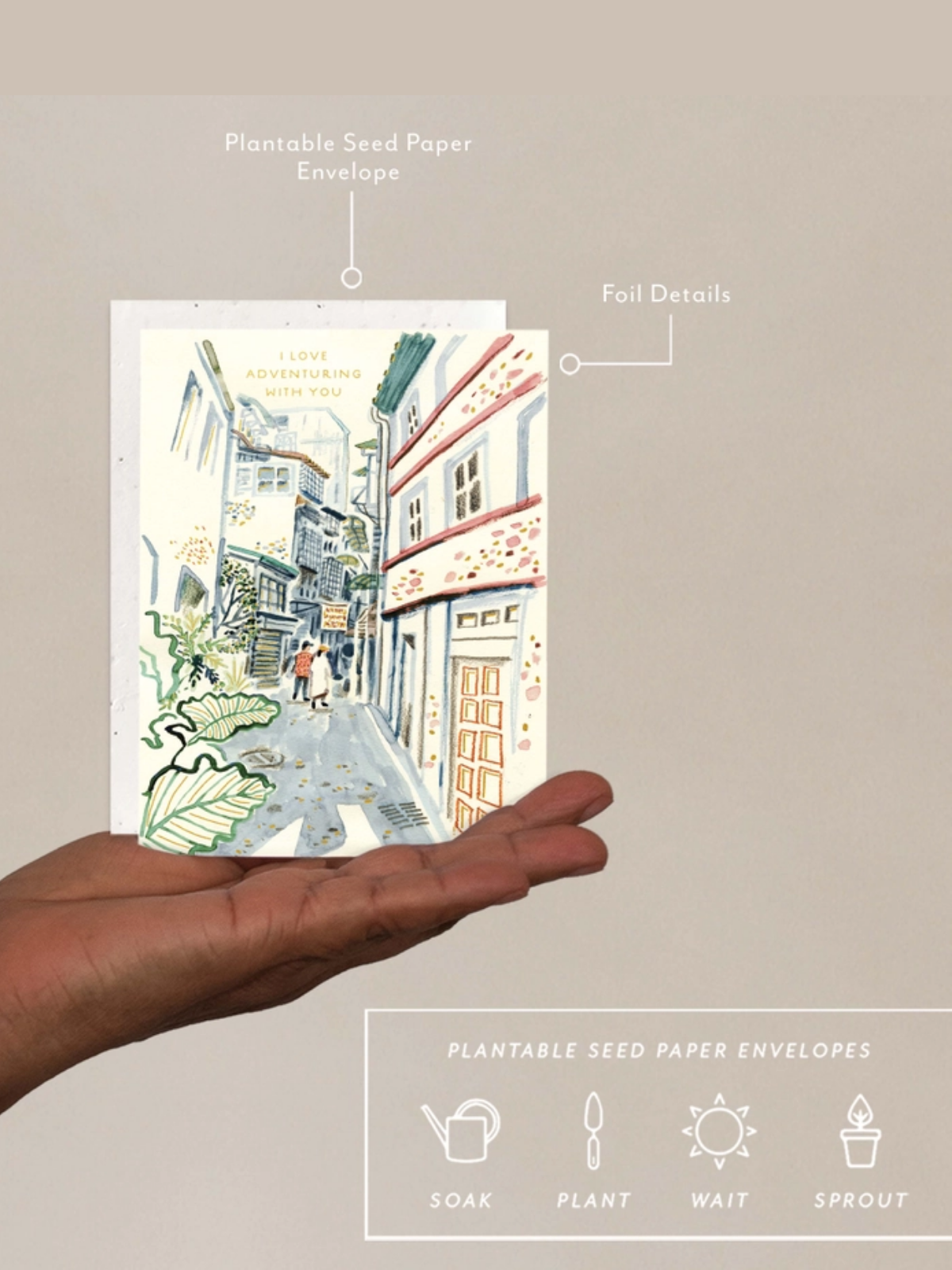 Adventuring with You - Seeded Card - My American Goods