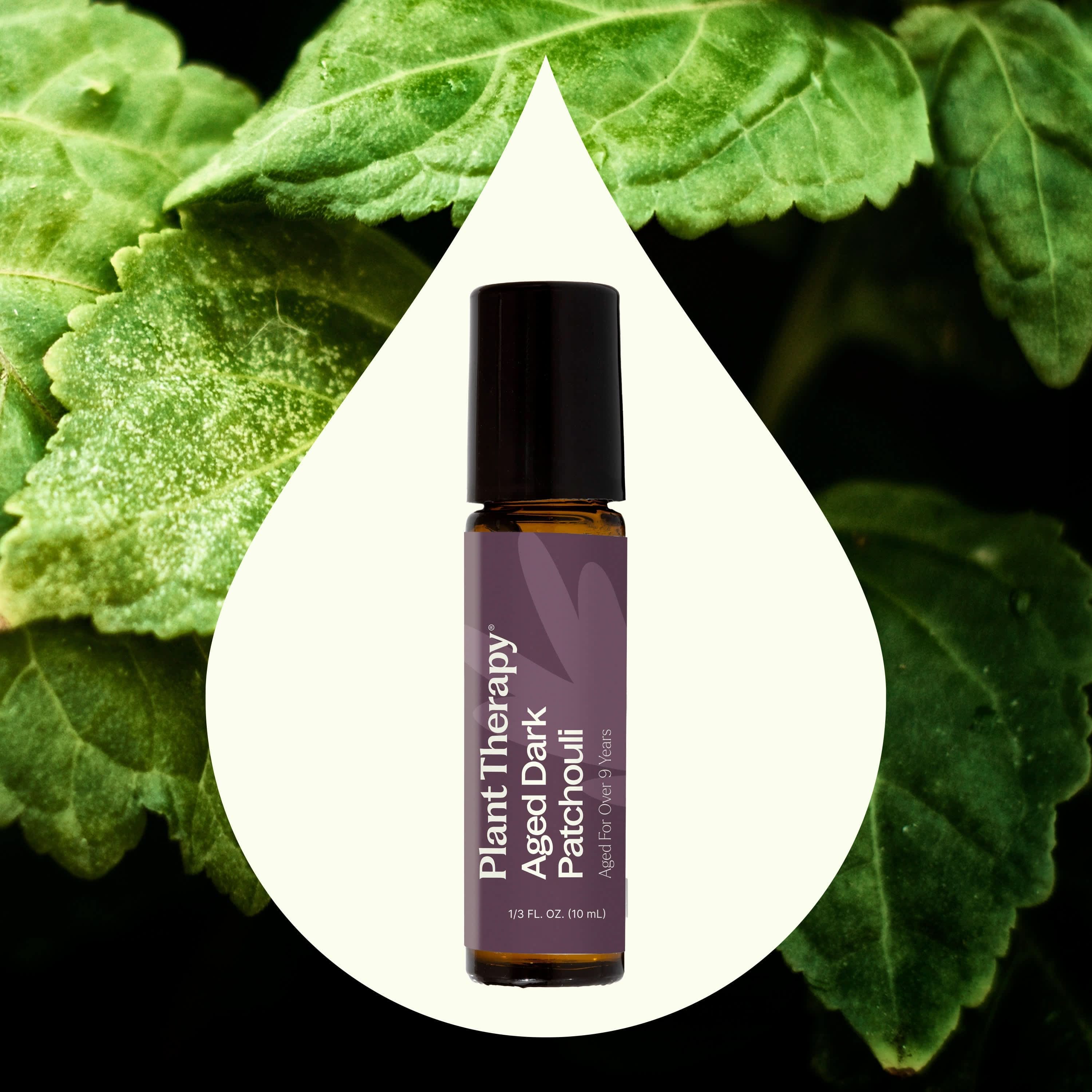 Plant Therapy Essential Oil Aged Dark Patchouli Essential Oil Pre-Diluted Roll-On 10 ml