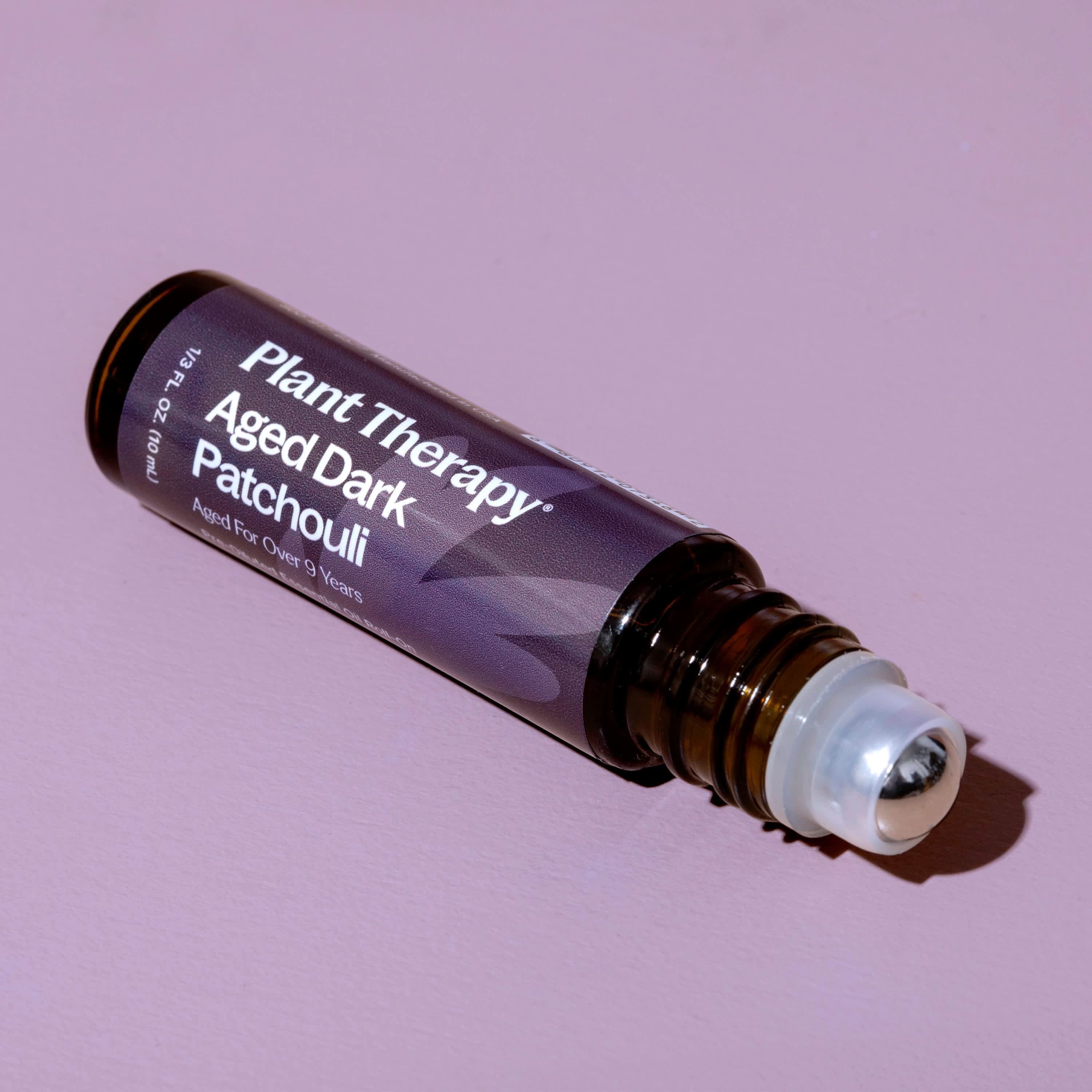 Plant Therapy Essential Oil Aged Dark Patchouli Essential Oil Pre-Diluted Roll-On 10 ml