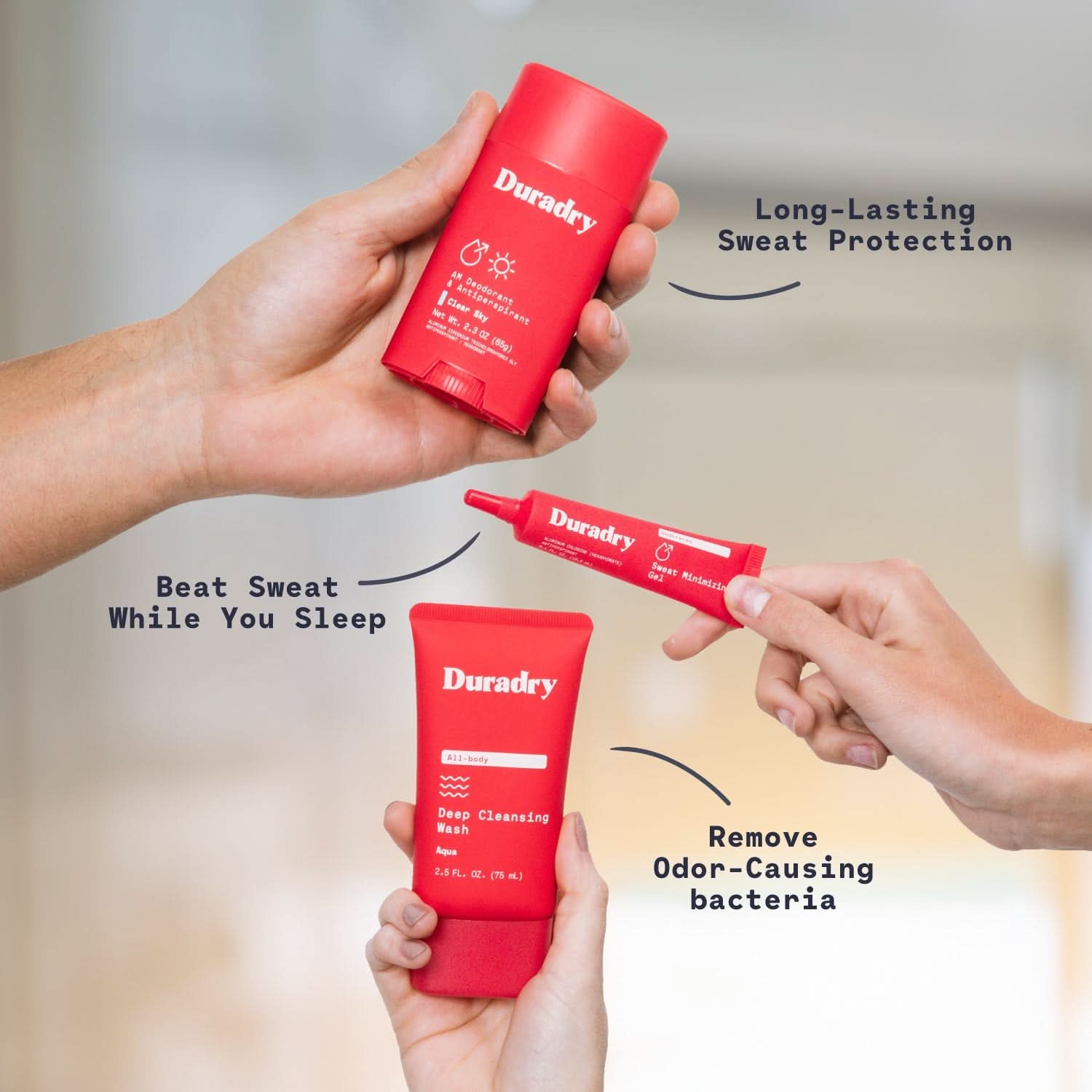 3-Step System - Stop Excessive Sweating - My American Goods