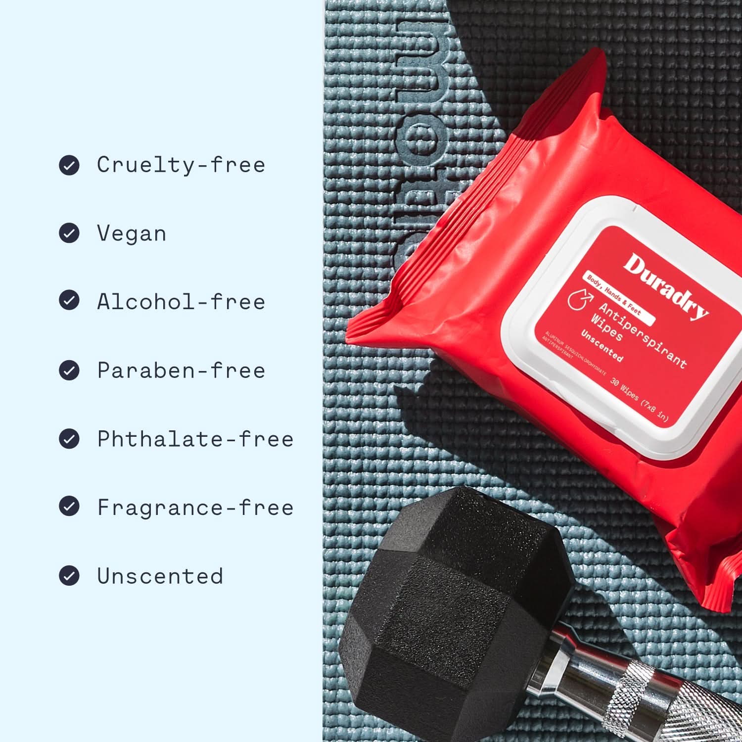 Whole Body Antiperspirant Wipes - My American Goods