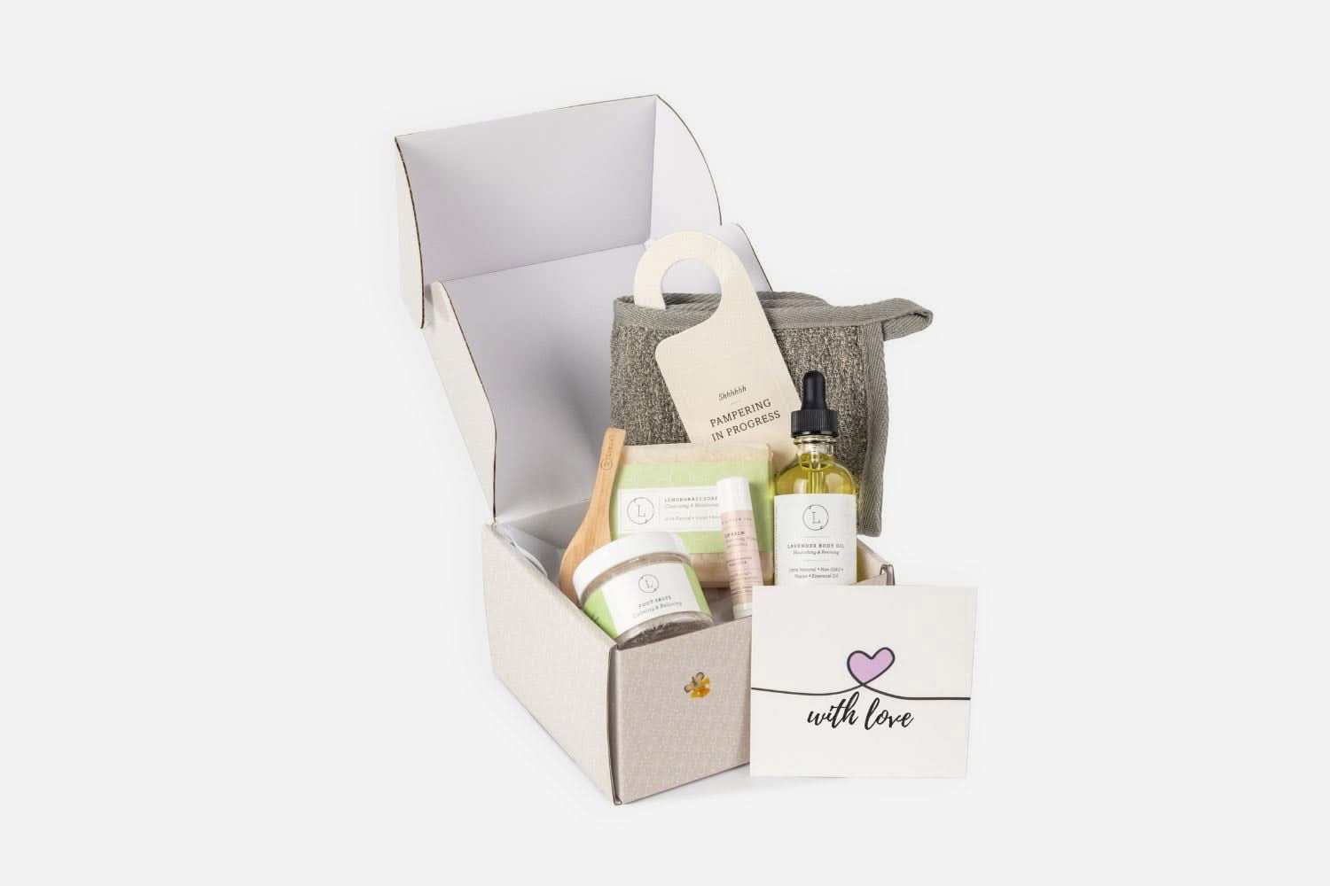 Natural Citrus Bath & Body Skincare Set, A Thoughtful & "Thinking of You" Gift - My American Goods