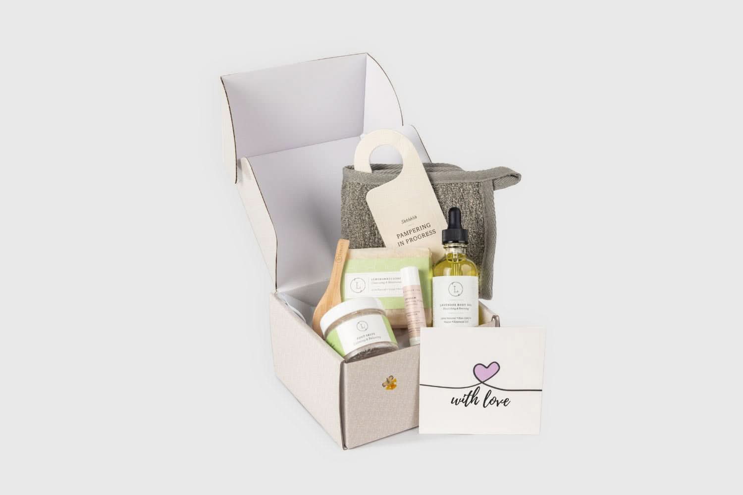 Natural Citrus Bath & Body Skincare Set, A Thoughtful & "Thinking of You" Gift - My American Goods