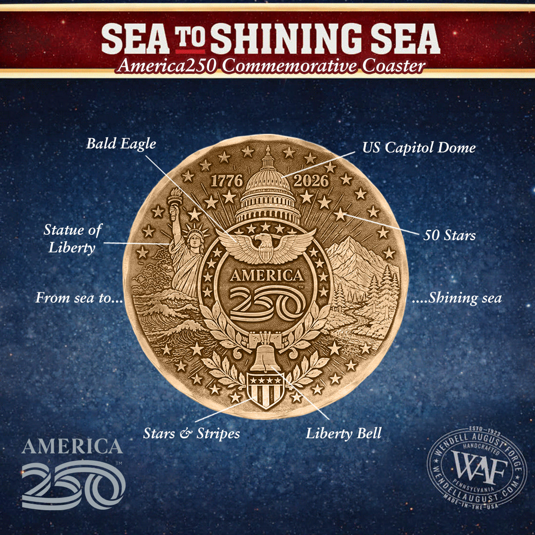 America250 Sea to Shining Sea Commemorative Coaster (Bronze)
