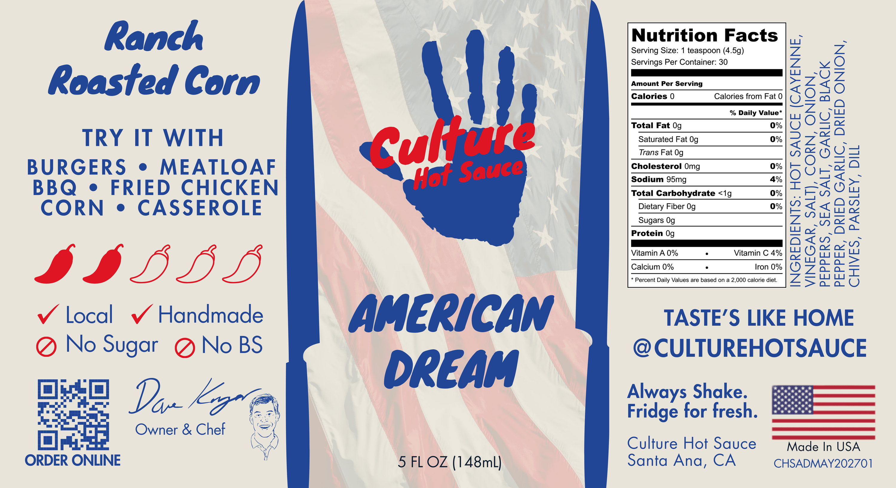 Culture Hot Sauce American Dream