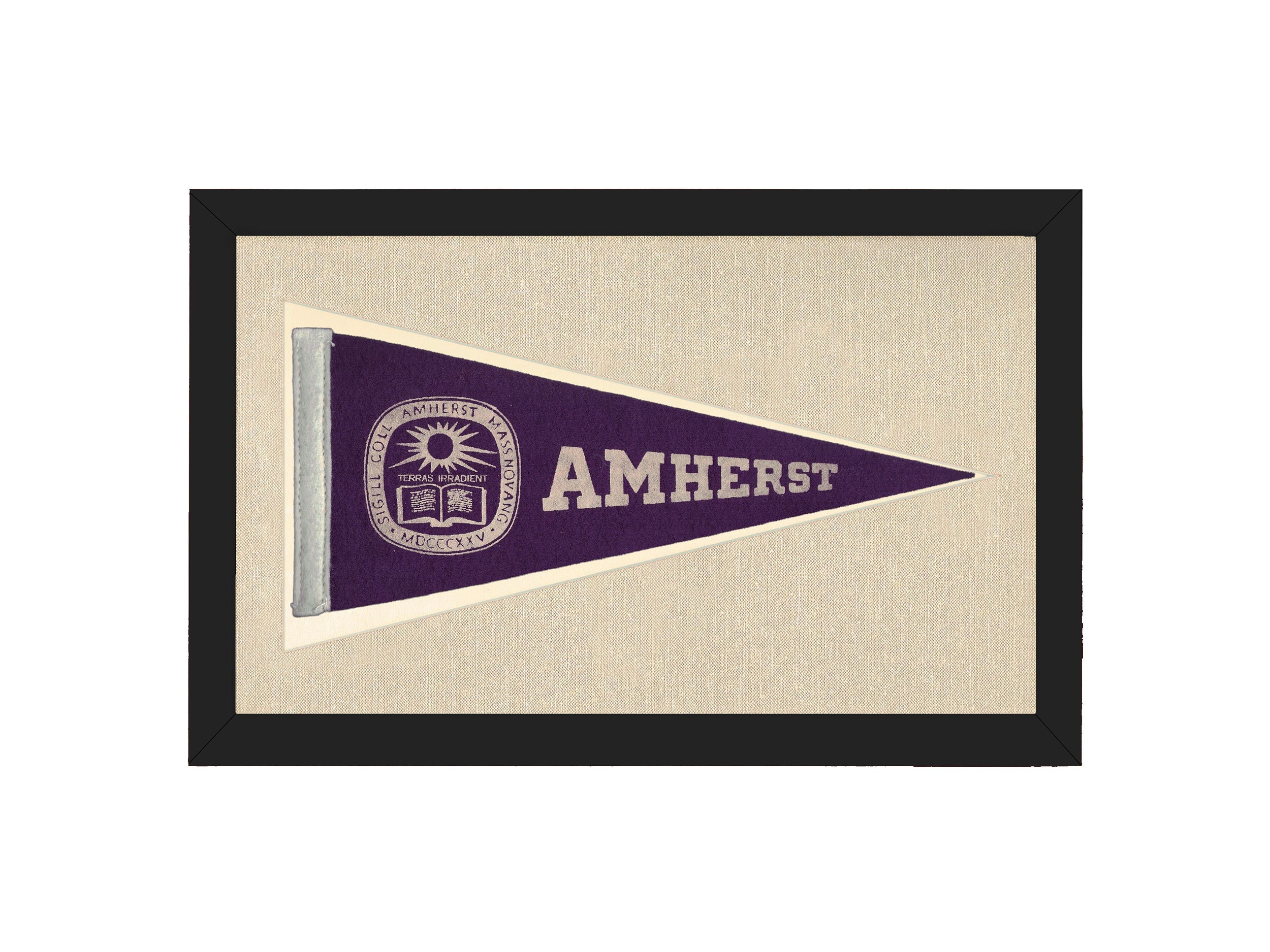 Vintage Amherst College Pennant