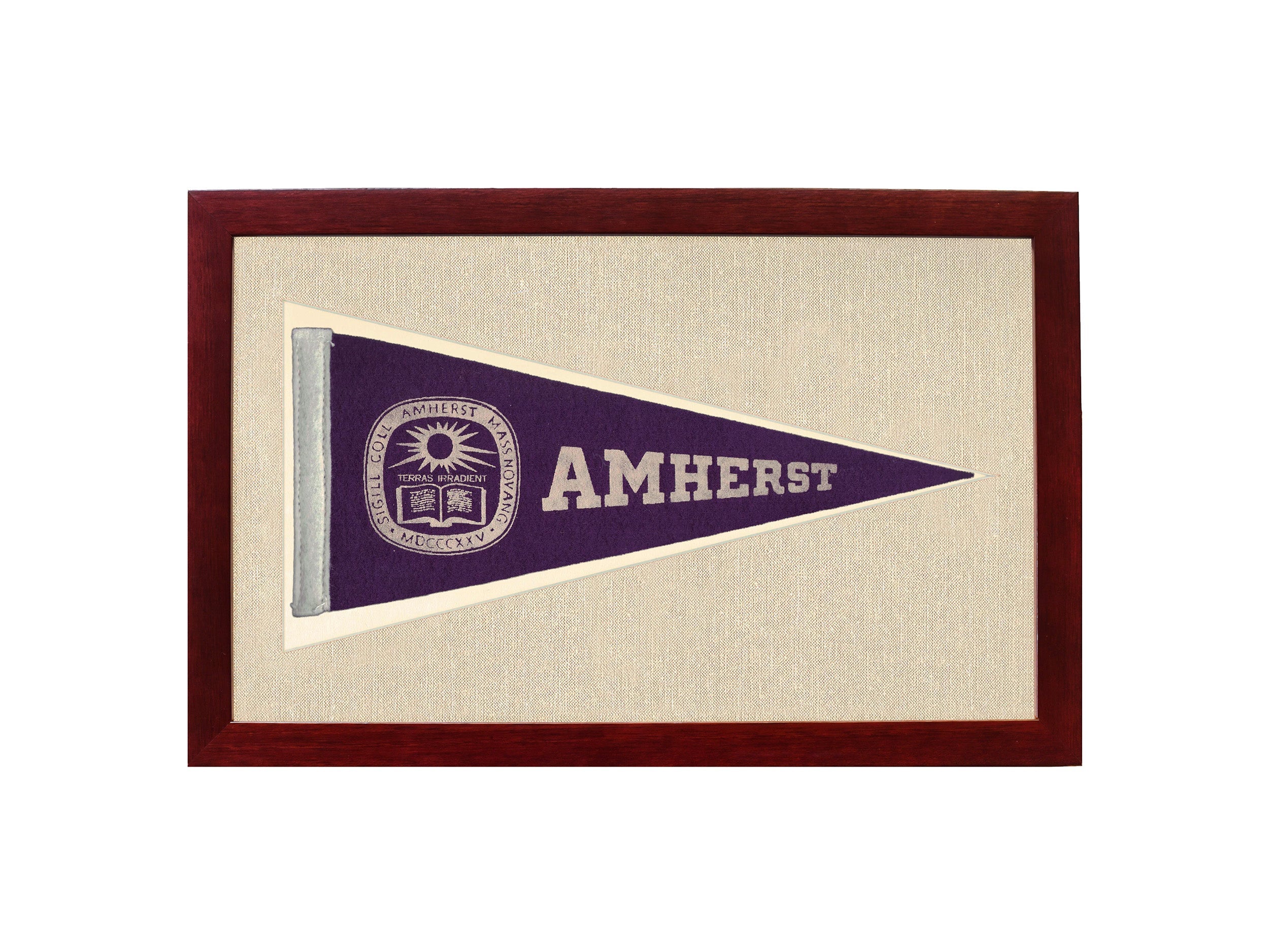 Vintage Amherst College Pennant