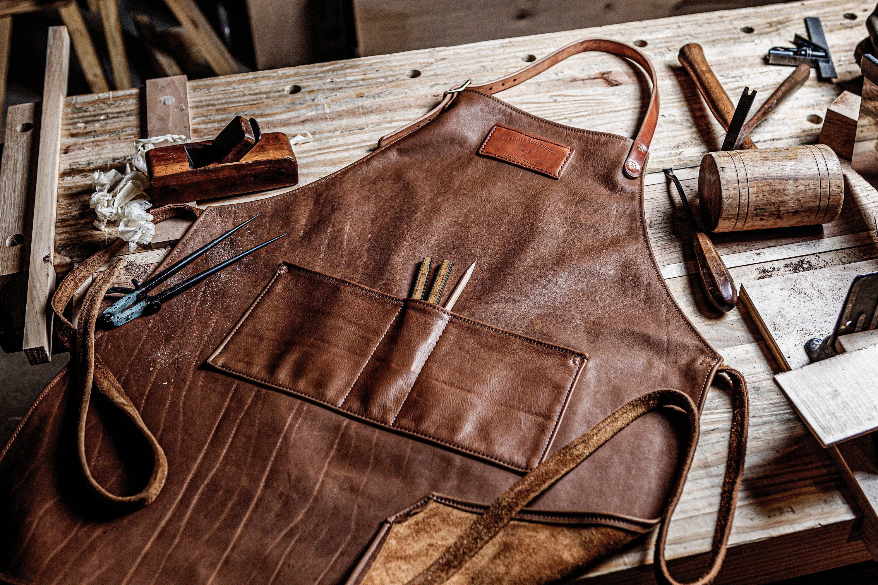 Urban Southern Accessories Leather Apron