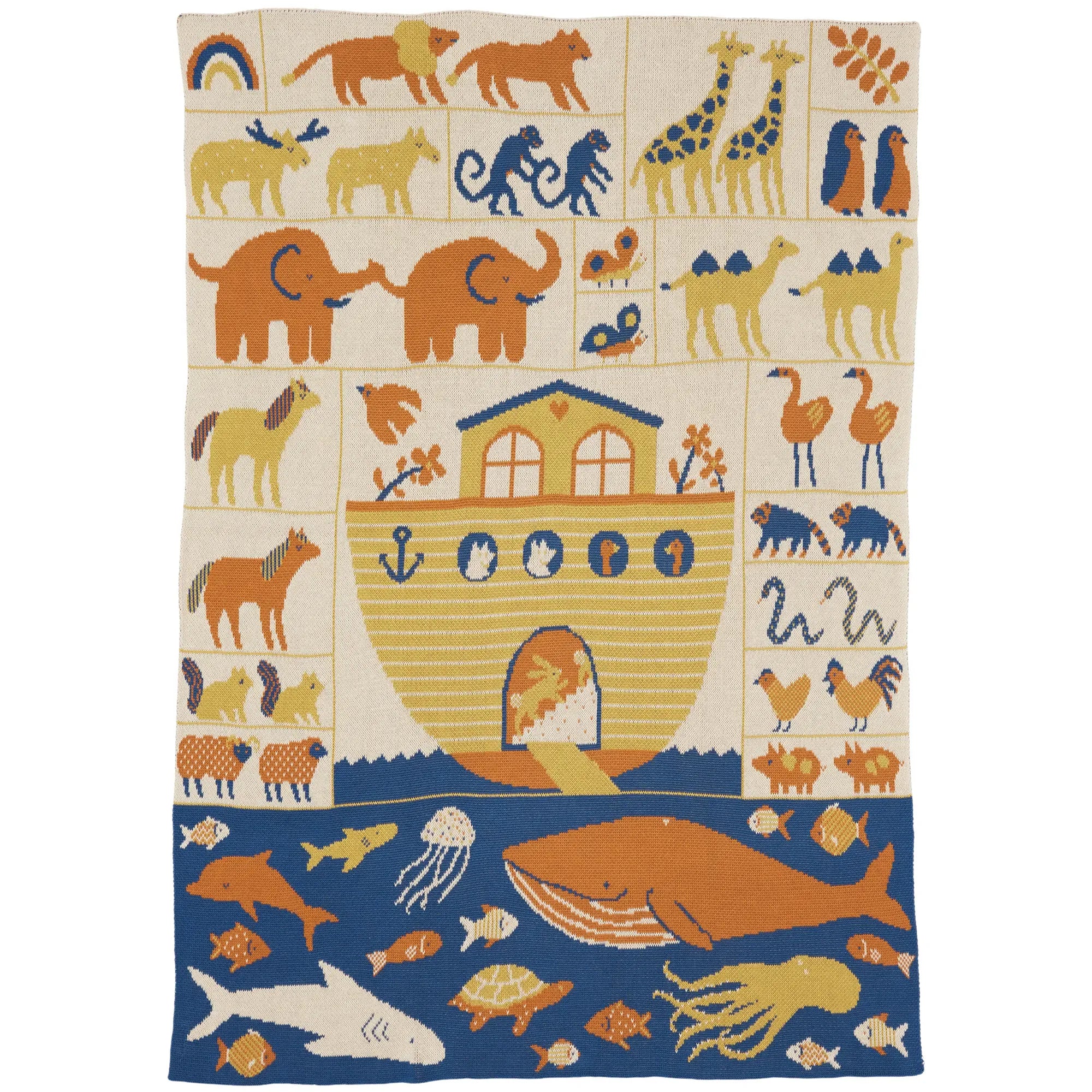 Biquette Baby Blanket Sand in Egyptian Cotton Ark Baby Blanket