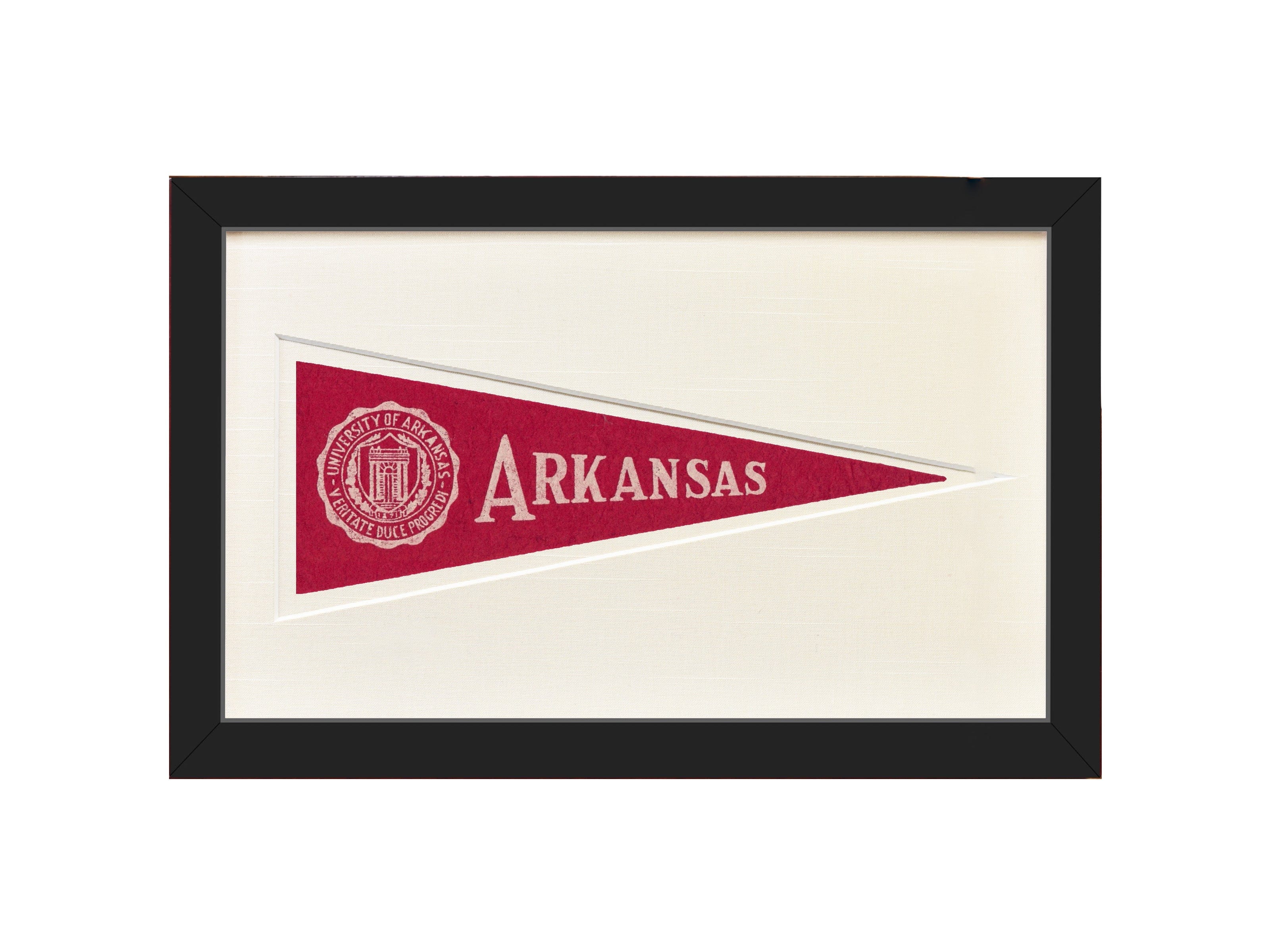 Vintage University of Arkansas Hormel Pennant - My American Goods