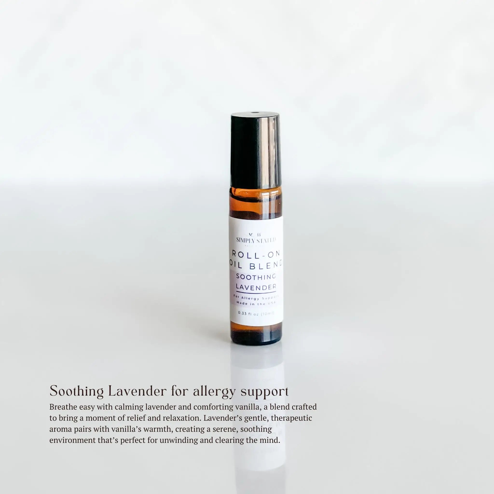 Simply Stated Creations Aromatherapy Oils Soothing Lavender Aromatherapy Roll-On