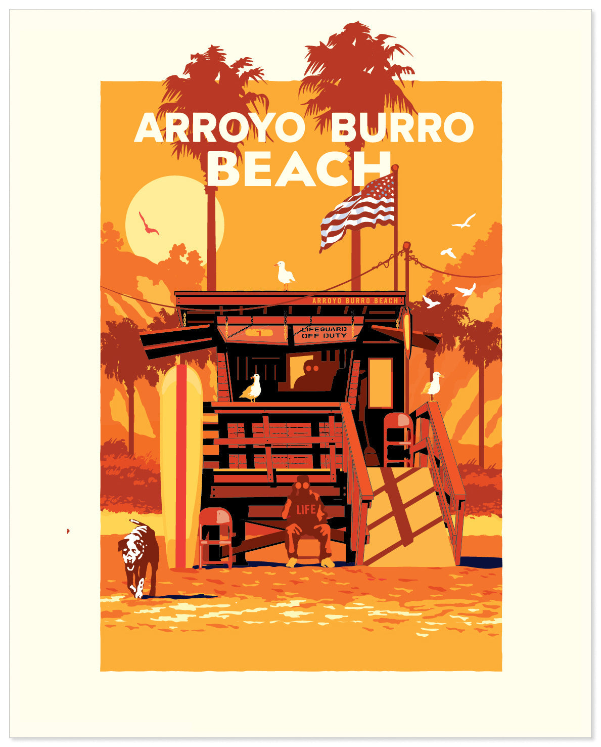 Landmark CA | Lifeguard Stand Arroyo Burro Beach - My American Goods