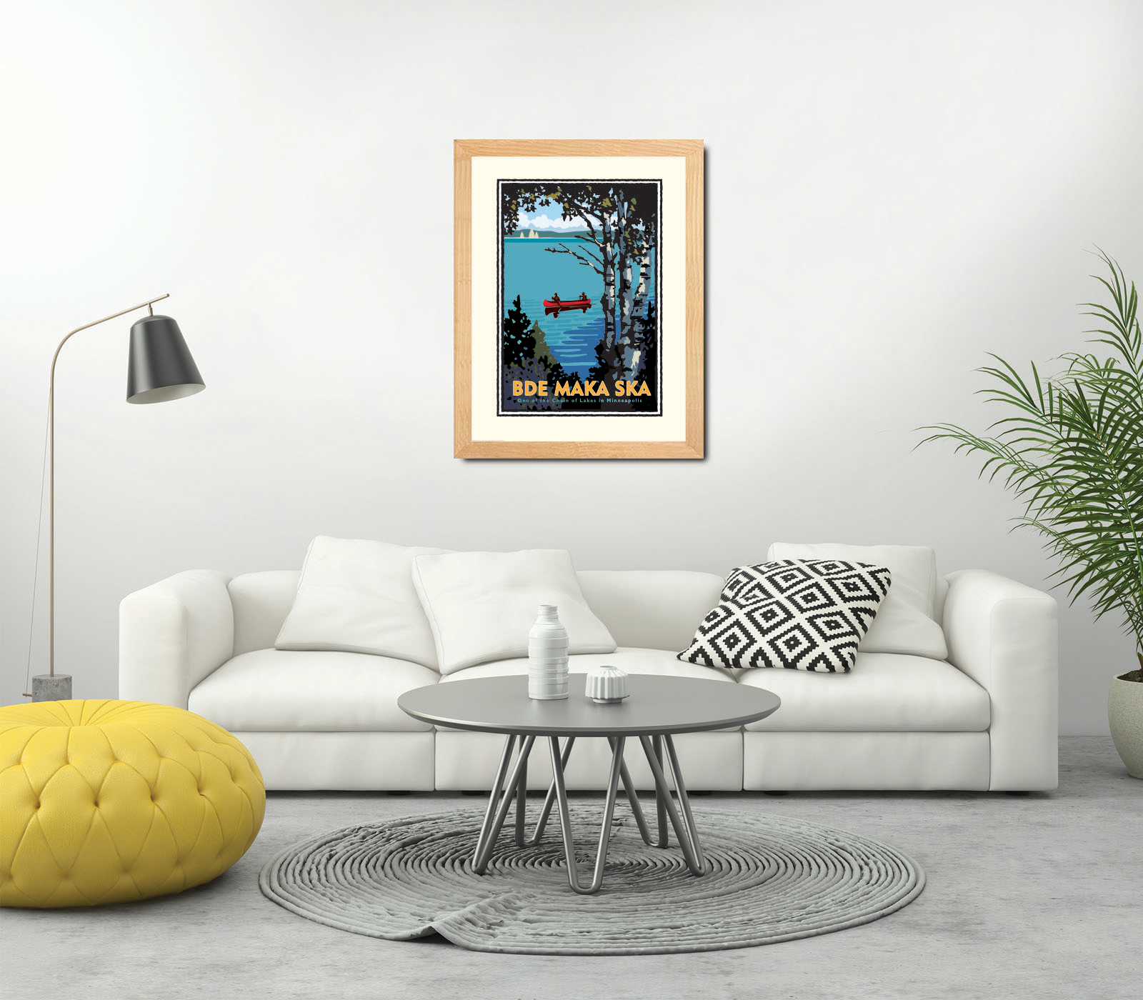 Landmark MN | Bde Maka Ska Minneapolis Art Print - My American Goods