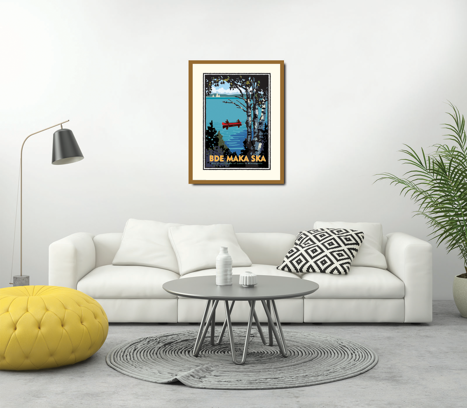 Landmark MN | Bde Maka Ska Minneapolis Art Print - My American Goods
