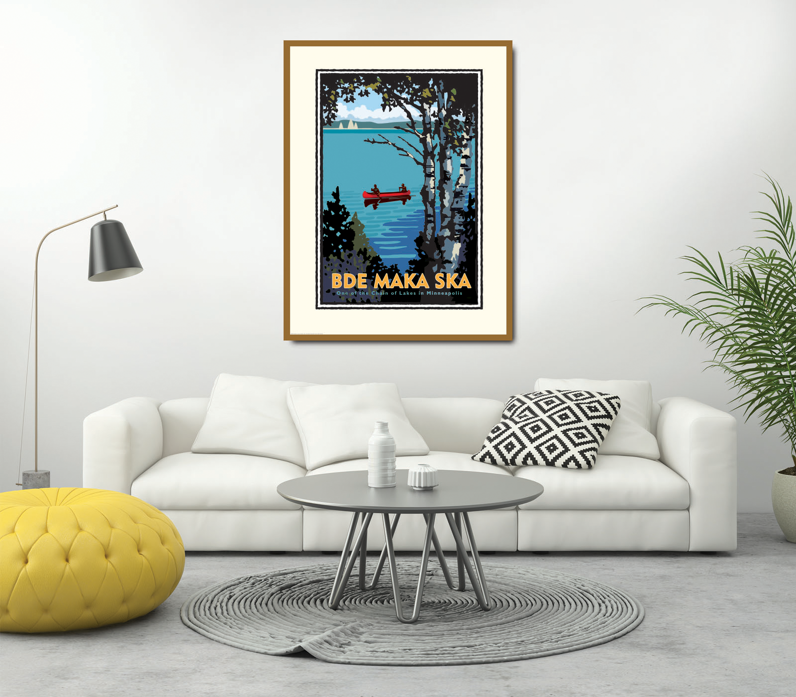 Landmark MN | Bde Maka Ska Minneapolis Art Print - My American Goods