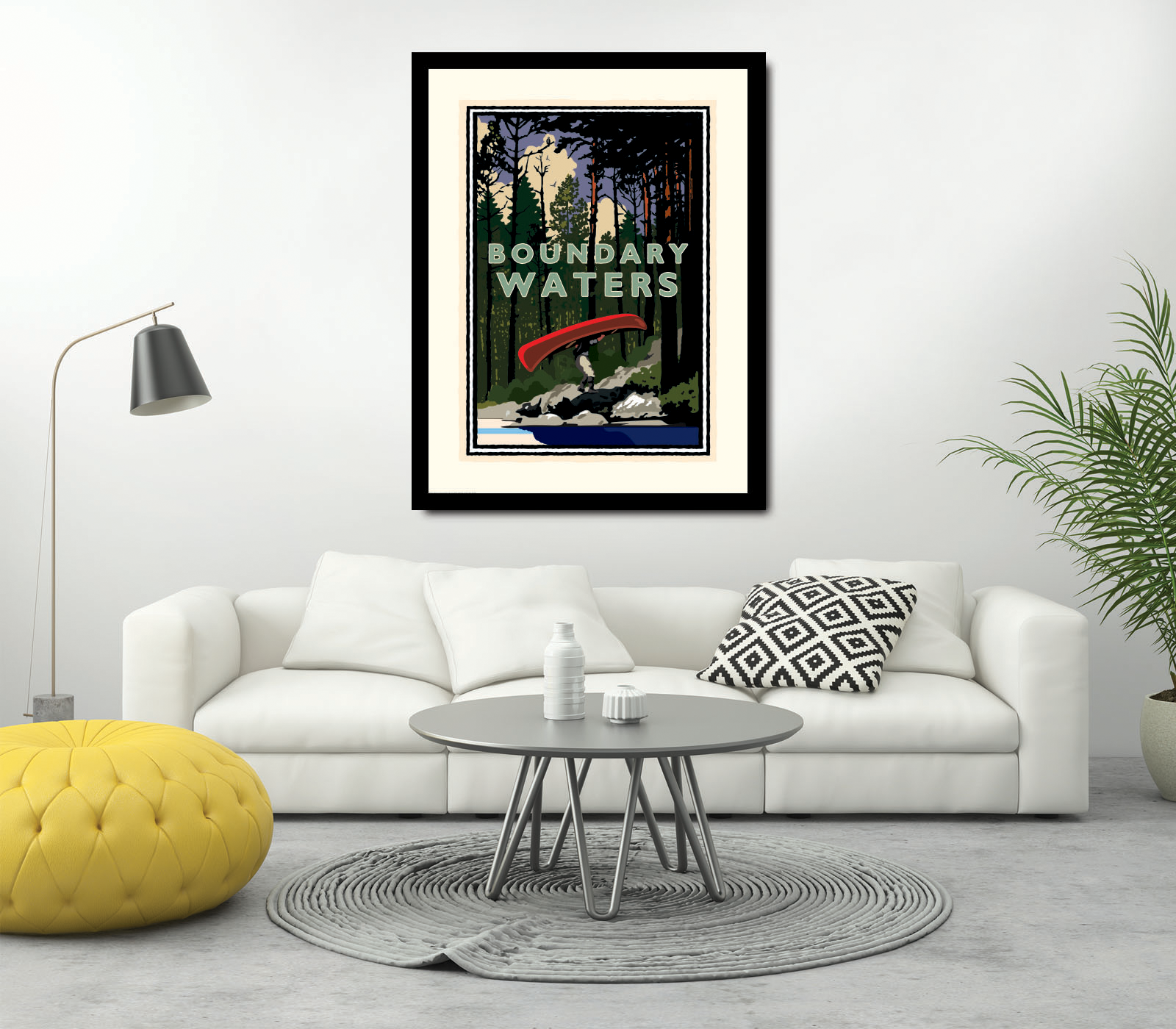 Landmark MN | Boundary Waters Portage Art Print - My American Goods