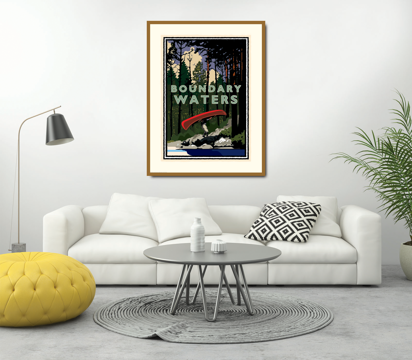 Landmark MN | Boundary Waters Portage Art Print - My American Goods