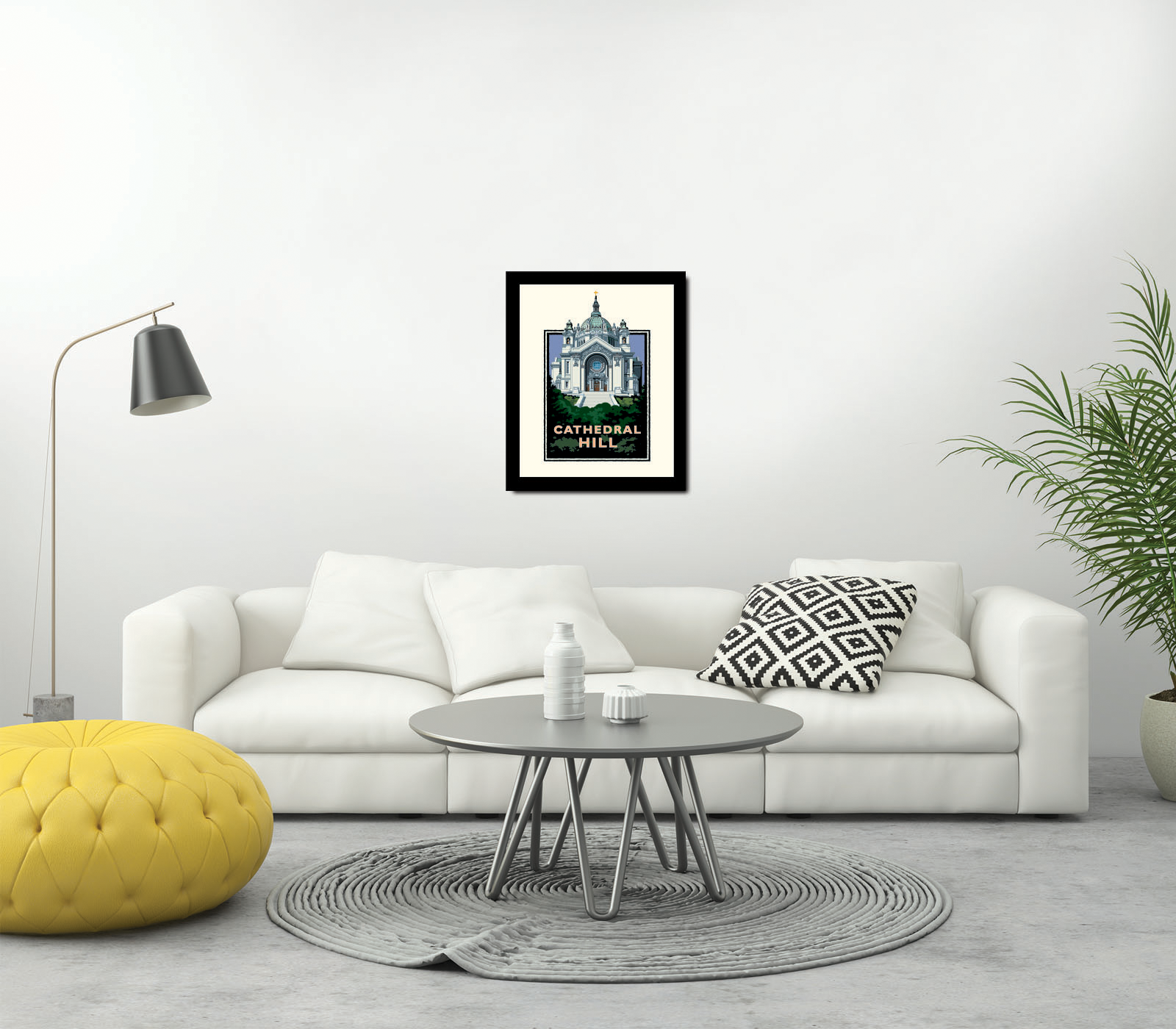 Landmark MN | Cathedral Hill St Paul Art Print - My American Goods