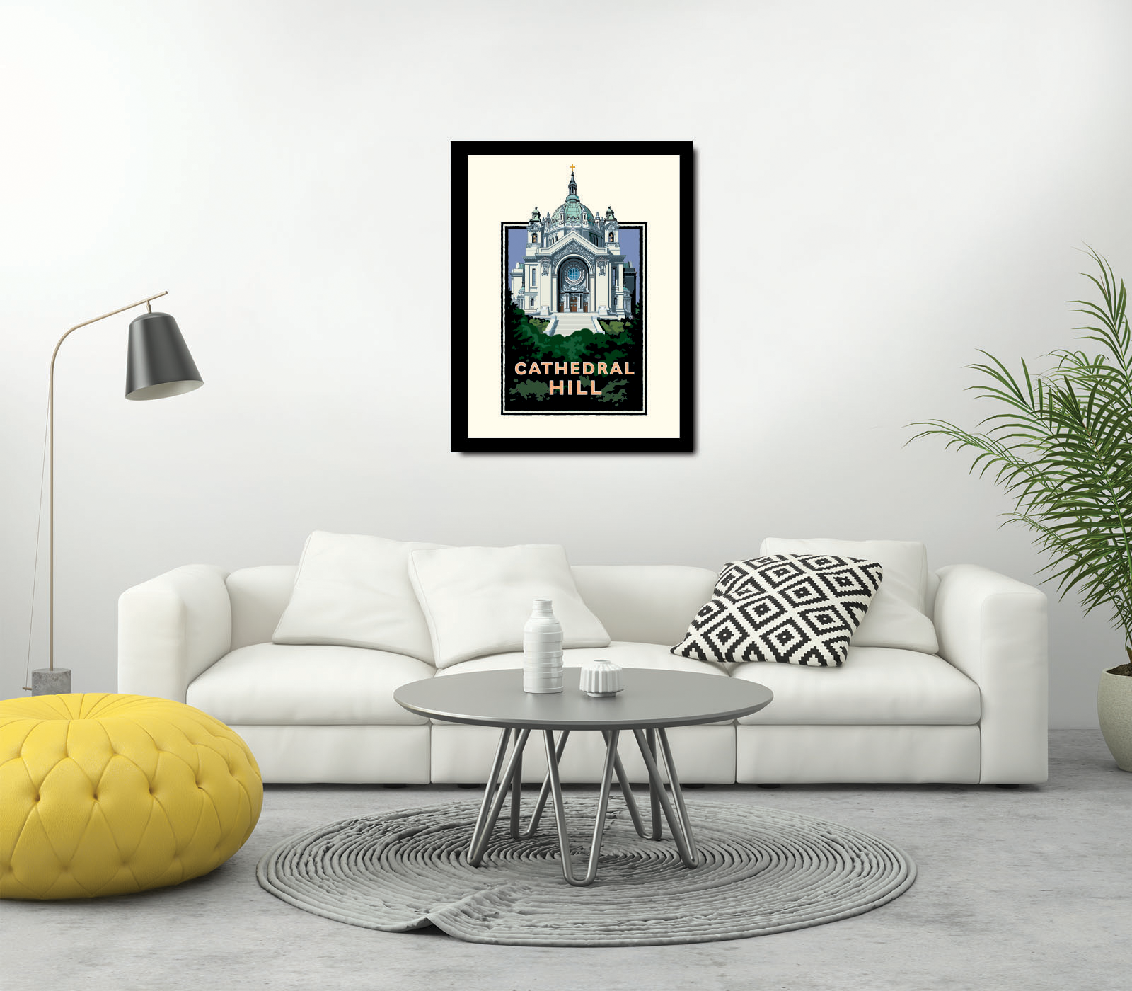Landmark MN | Cathedral Hill St Paul Art Print - My American Goods