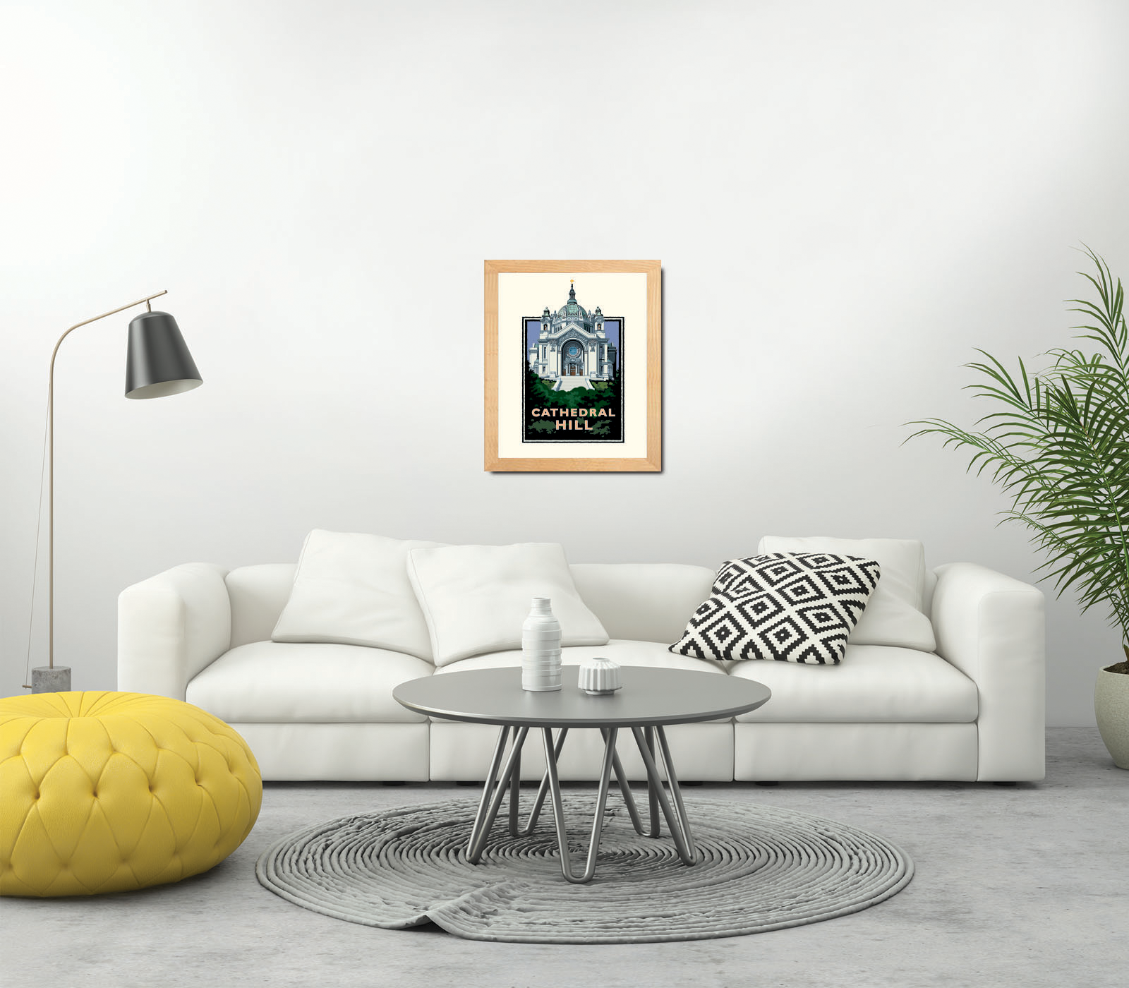 Landmark MN | Cathedral Hill St Paul Art Print - My American Goods
