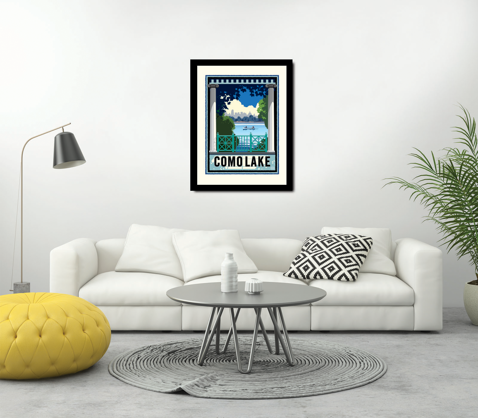 Landmark MN | Como Lake St Paul Art Print - My American Goods