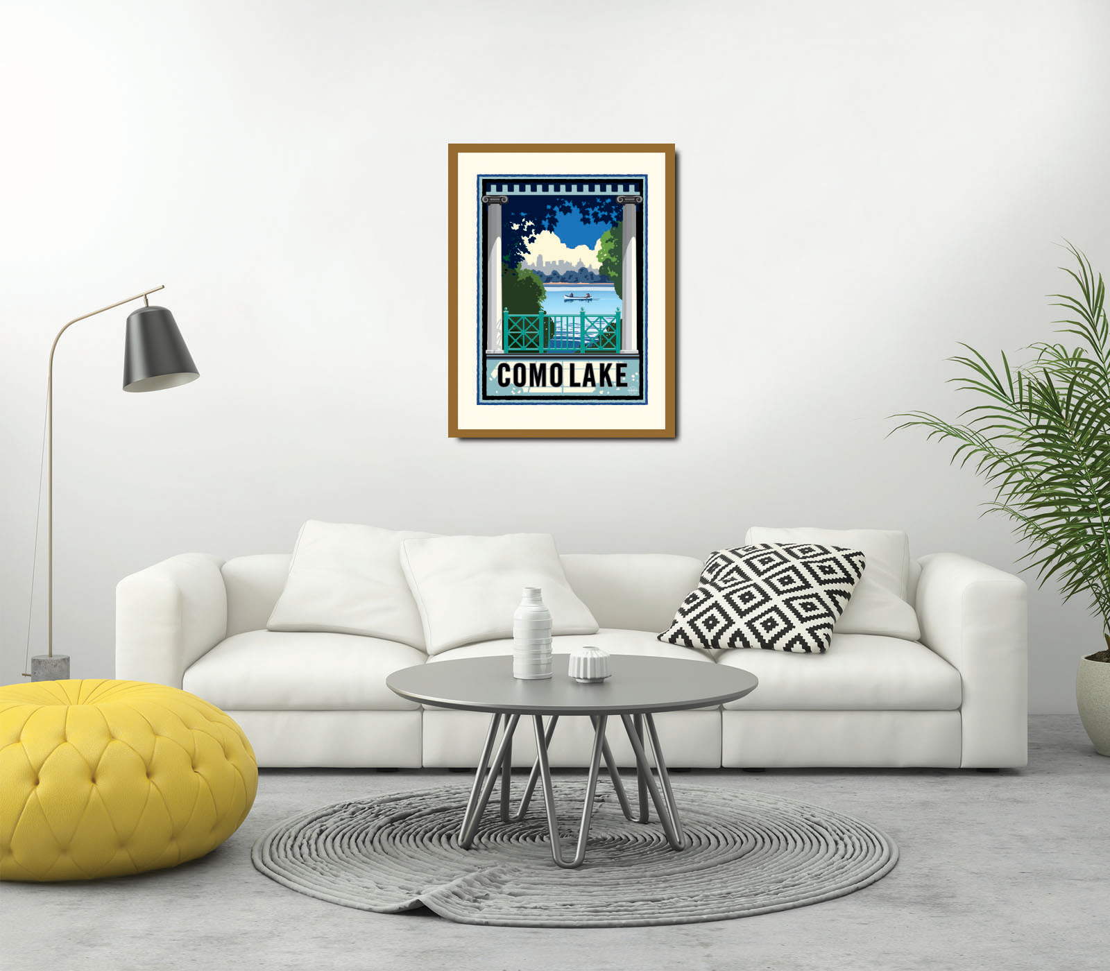 Landmark MN | Como Lake St Paul Art Print - My American Goods