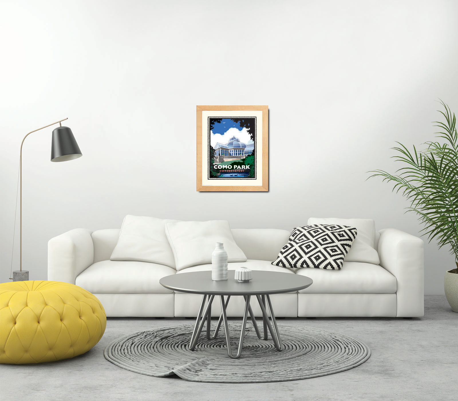 Landmark MN | Como Park Conservatory St Paul Art Print - My American Goods