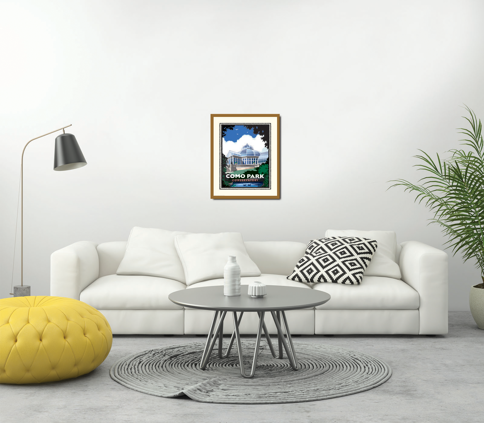 Landmark MN | Como Park Conservatory St Paul Art Print - My American Goods